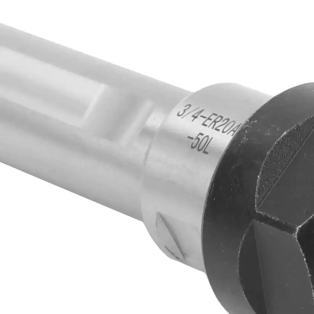 Long Reach CNC Milling Tool Extension Holder With Three Quarters Inch Shank 50mm ER20A-50L For Deep Hole Machining Straight Shank Spring Collet Rod Holder Beefy Durable High Hardness Construction - Image 3