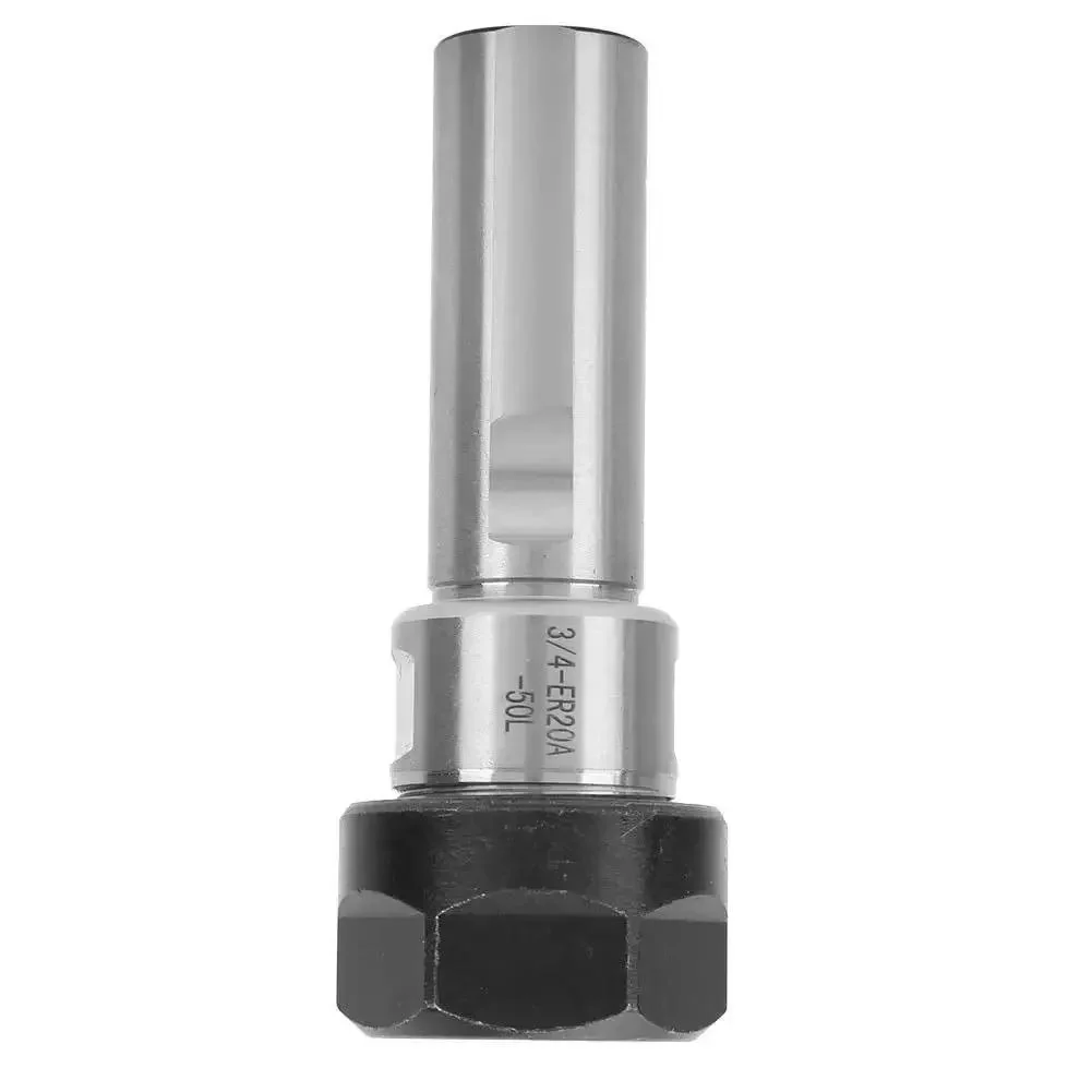 Long Reach CNC Milling Tool Extension Holder With Three Quarters Inch Shank 50mm ER20A-50L For Deep Hole Machining Straight Shank Spring Collet Rod Holder Beefy Durable High Hardness Construction - Image 6