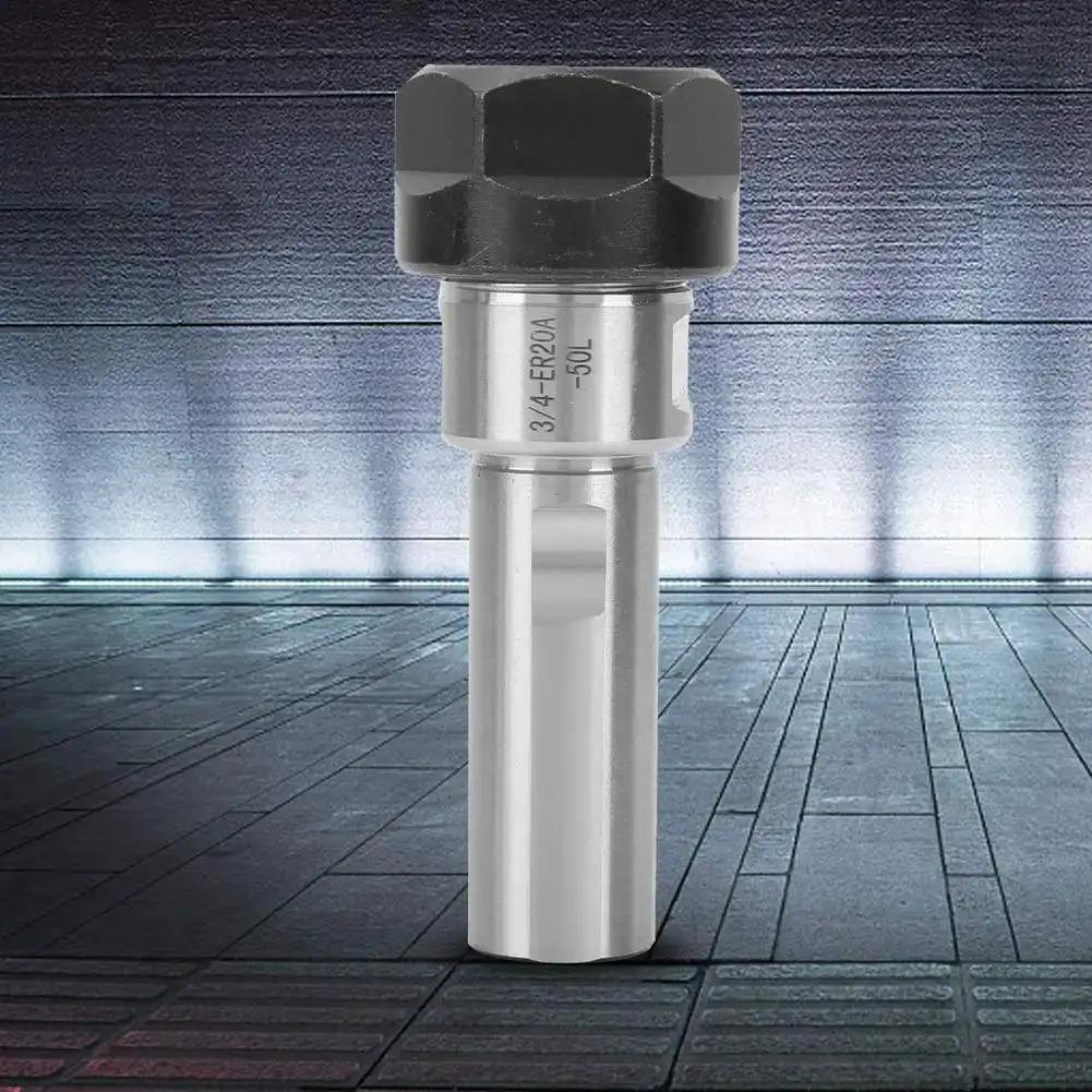 Long Reach CNC Milling Tool Extension Holder With Three Quarters Inch Shank 50mm ER20A-50L For Deep Hole Machining Straight Shank Spring Collet Rod Holder Beefy Durable High Hardness Construction - Image 9