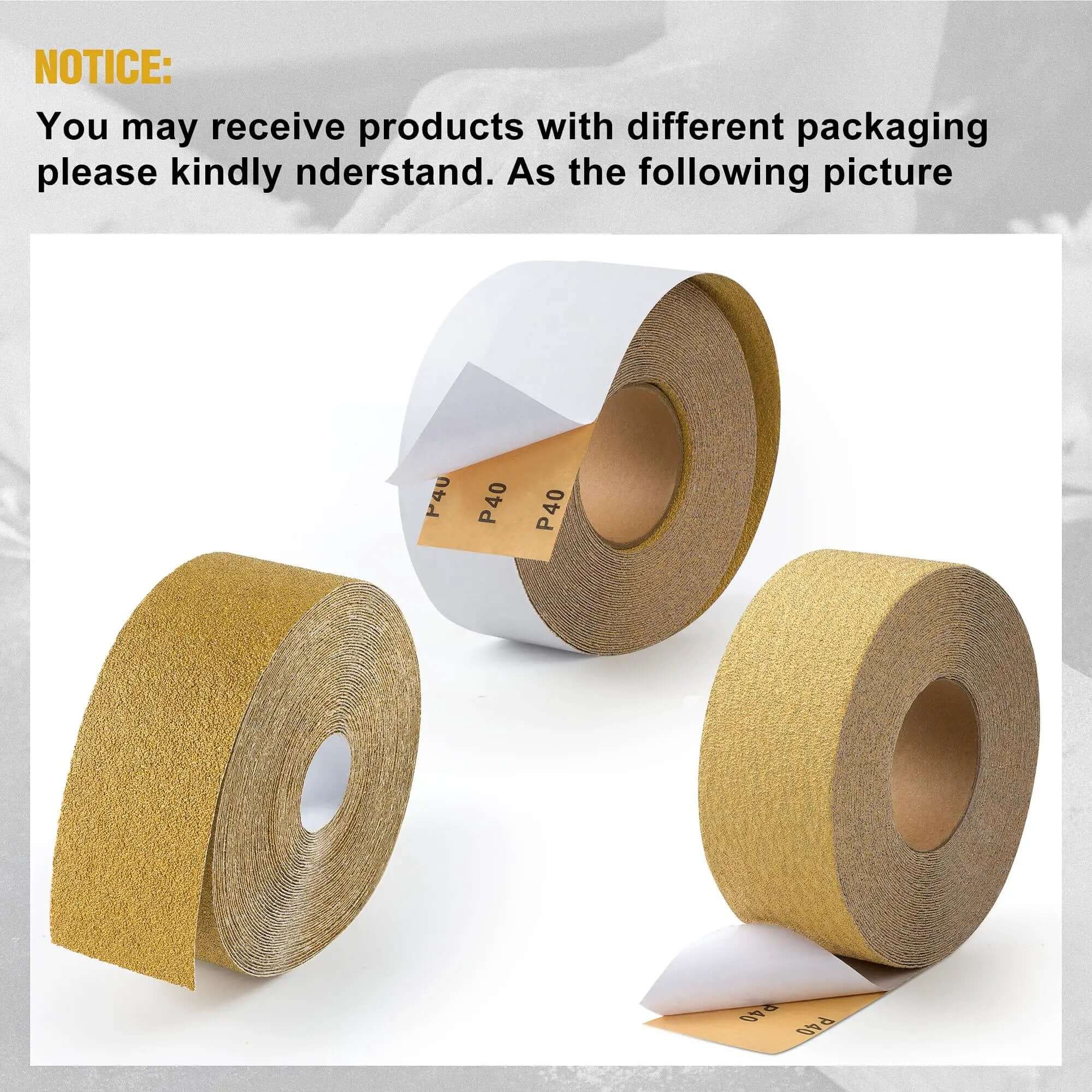 Longboard Sandpaper 220 Grit Two And Three Quarter Inch Wide By Twenty Yard PSA Roll Aluminum Oxide Self Adhesive Stickyback Pro Grade Continuous Sanding Sheet For Smooth Finishes - Image 2