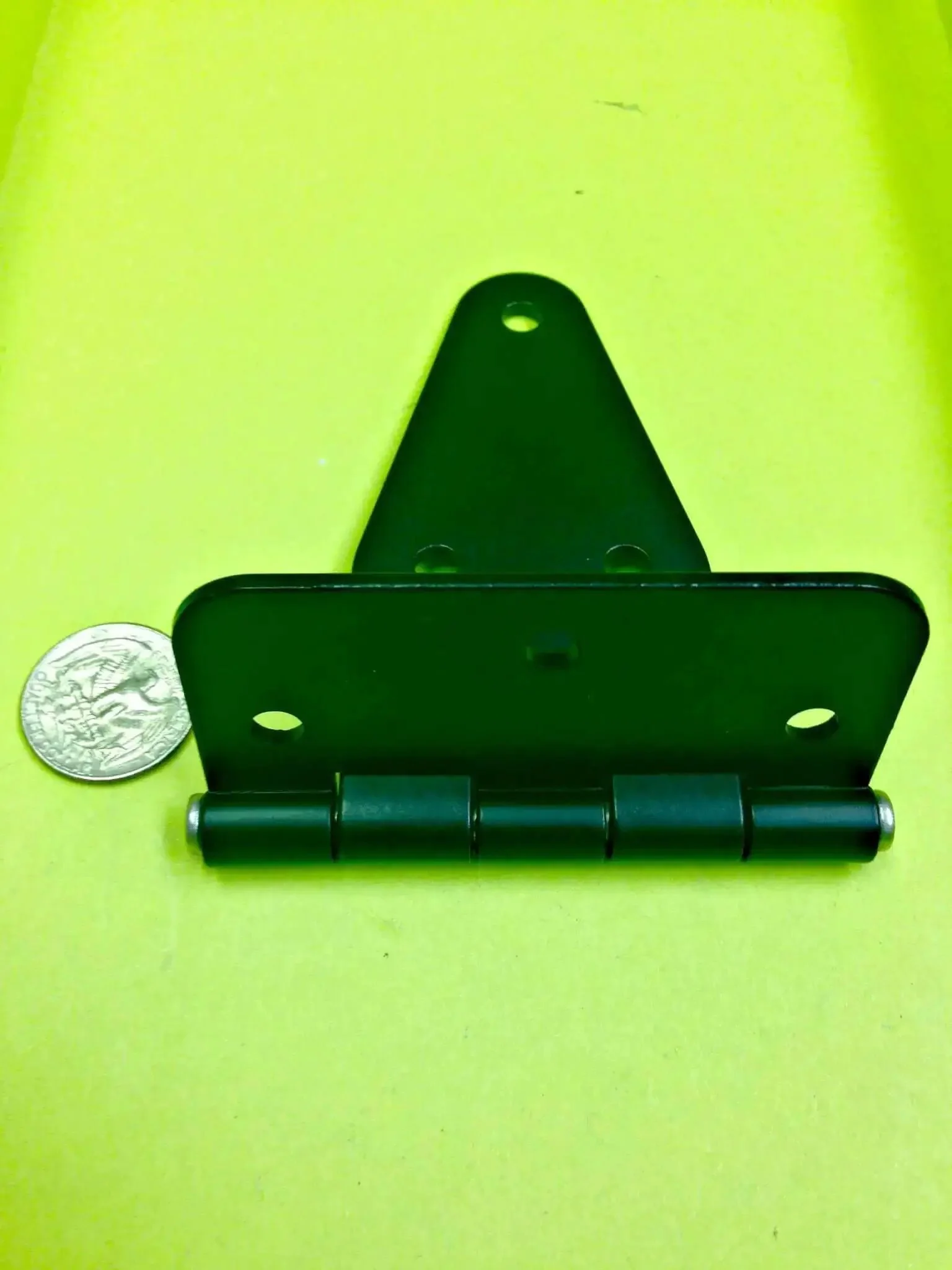 Lot Of 10 Flat Leaf Hinge Black For Heavy Doors Truck Cabinets 180 Degree Swing Hinge Heavy Duty Steel Construction For Generators Machinery Covers Electric Panels - Image 2