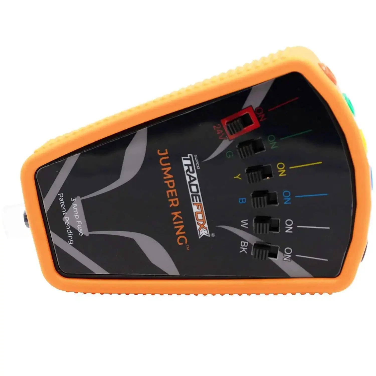 Low Voltage Fused Multi Jumper With Selector Switches For Thermostat Bypass And Quick Fix Short Cycle Prevention In 0 To 30 VAC DC Systems Includes Spade Adapters - Image 5