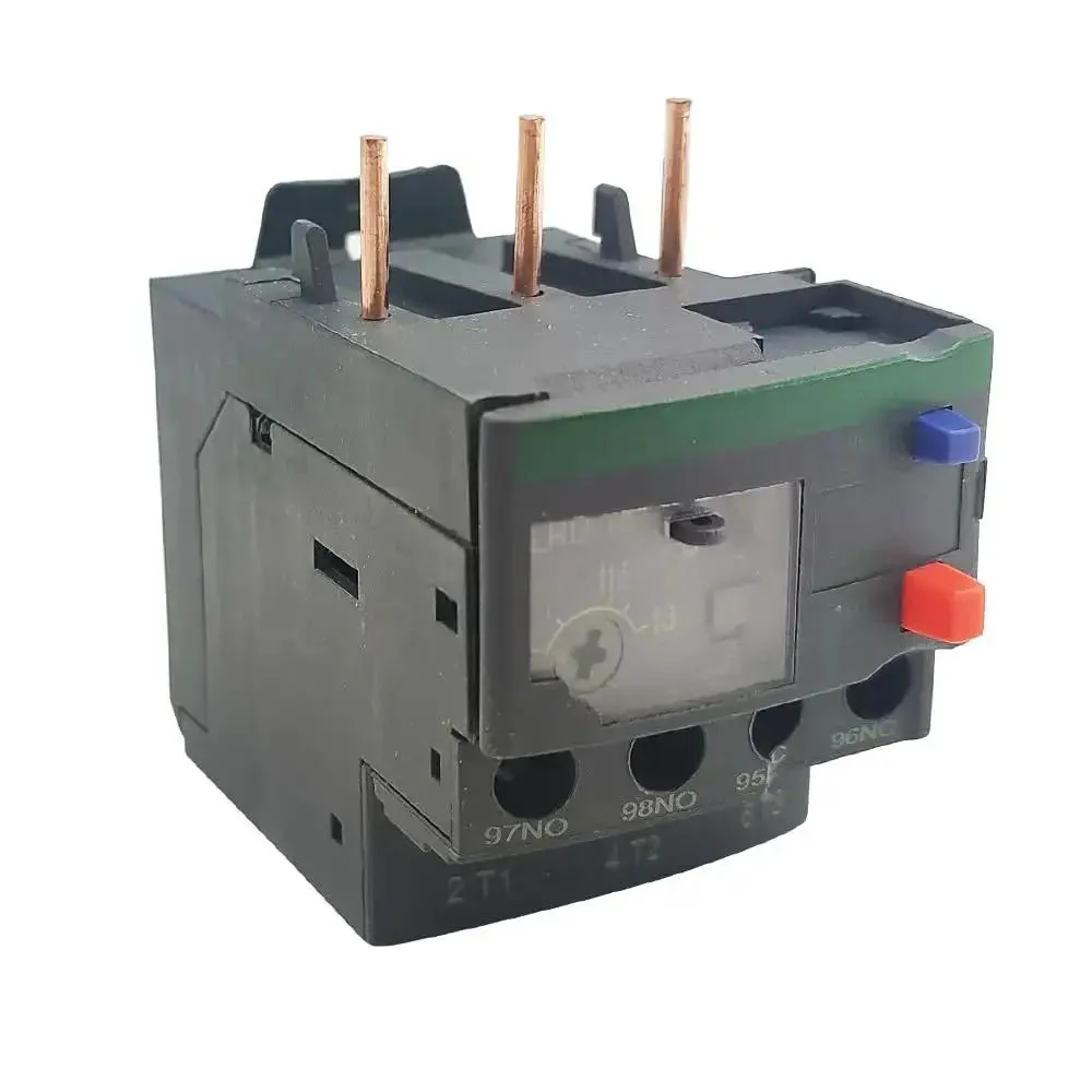 LRD16 Thermal Overload Relay For LC1D12 Through LC1D38 Contactors Adjustable 9-13 Amp Thermal Protection AC And DC Compatible IEC 60947-4-1 Class 10A With 1 NO And 1 NC Auxiliary Contact