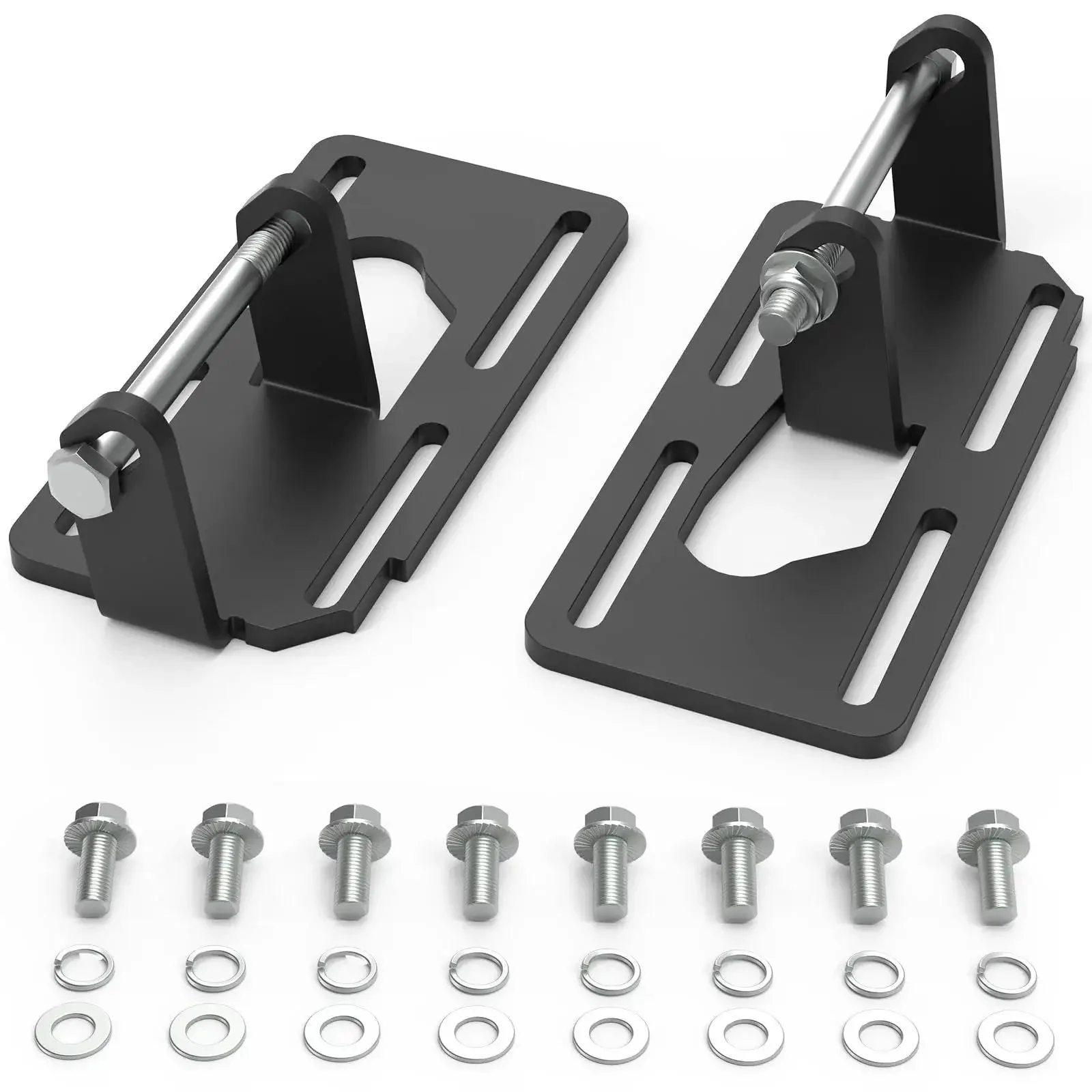 LS Swap Engine Mounts For 1973 1998 Old School Square Body Chevy GMC Trucks 2WD 4WD Adjustable Motor Brackets For C10 CK 1500 2500 3500 With 4L60E 4L65E TH350 TH400 TH700R4 4L80 Transmissions - Image 2