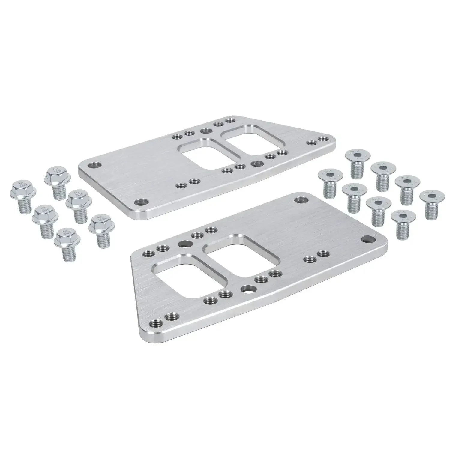 LS Swap Motor Mounts Adapter Plates Universal Swap Bracket For Small Block To LS Engine Conversion Adjustable Fit For LS1 LS3 LS2 LQ4 LQ9 LS6 L92 L99 L33 LR4 Billet Aluminum Vehicle To LS Engine Bolt In Mount Kit - Image 2