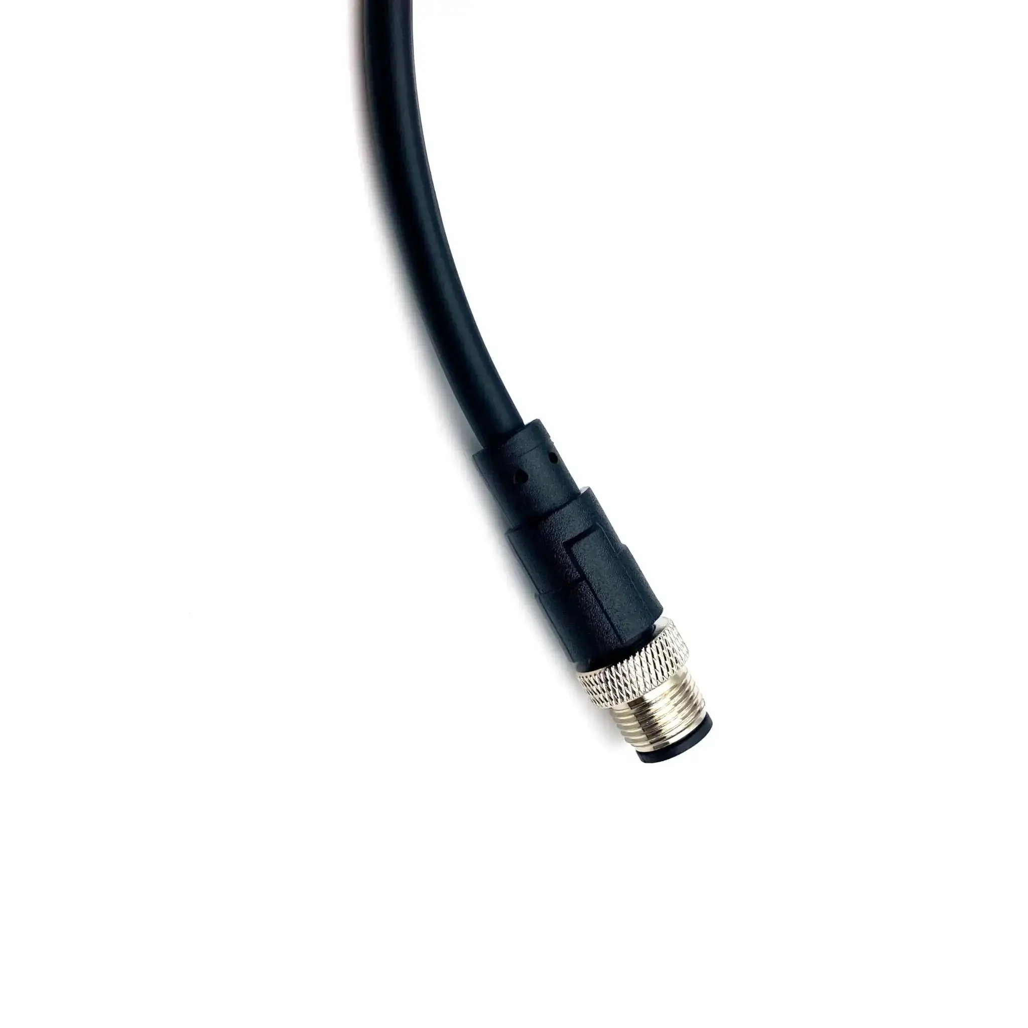 M12 12 Pin Male Connector Cable A Code Straight Molding Wire 2M AWG26 PVC Jacket Industrial Sensor Cable With Brass Gold Plated Contacts For Field Devices And Terminal Blocks No Fuss Plug And Play - Image 2