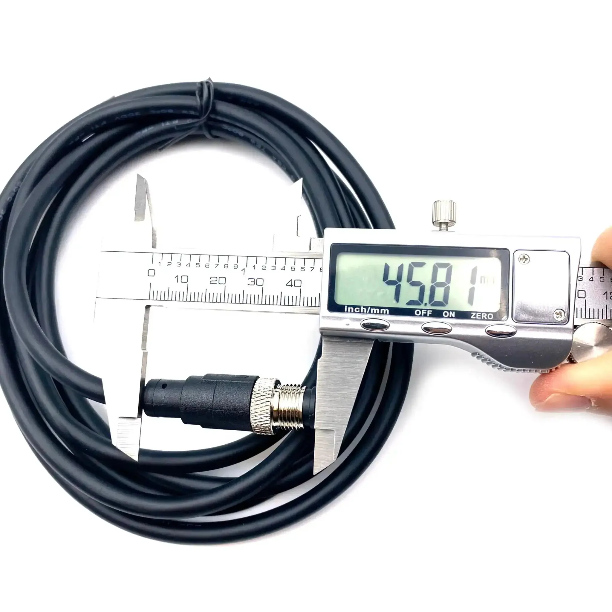 M12 12 Pin Male Connector Cable A Code Straight Molding Wire 2M AWG26 PVC Jacket Industrial Sensor Cable With Brass Gold Plated Contacts For Field Devices And Terminal Blocks No Fuss Plug And Play - Image 3