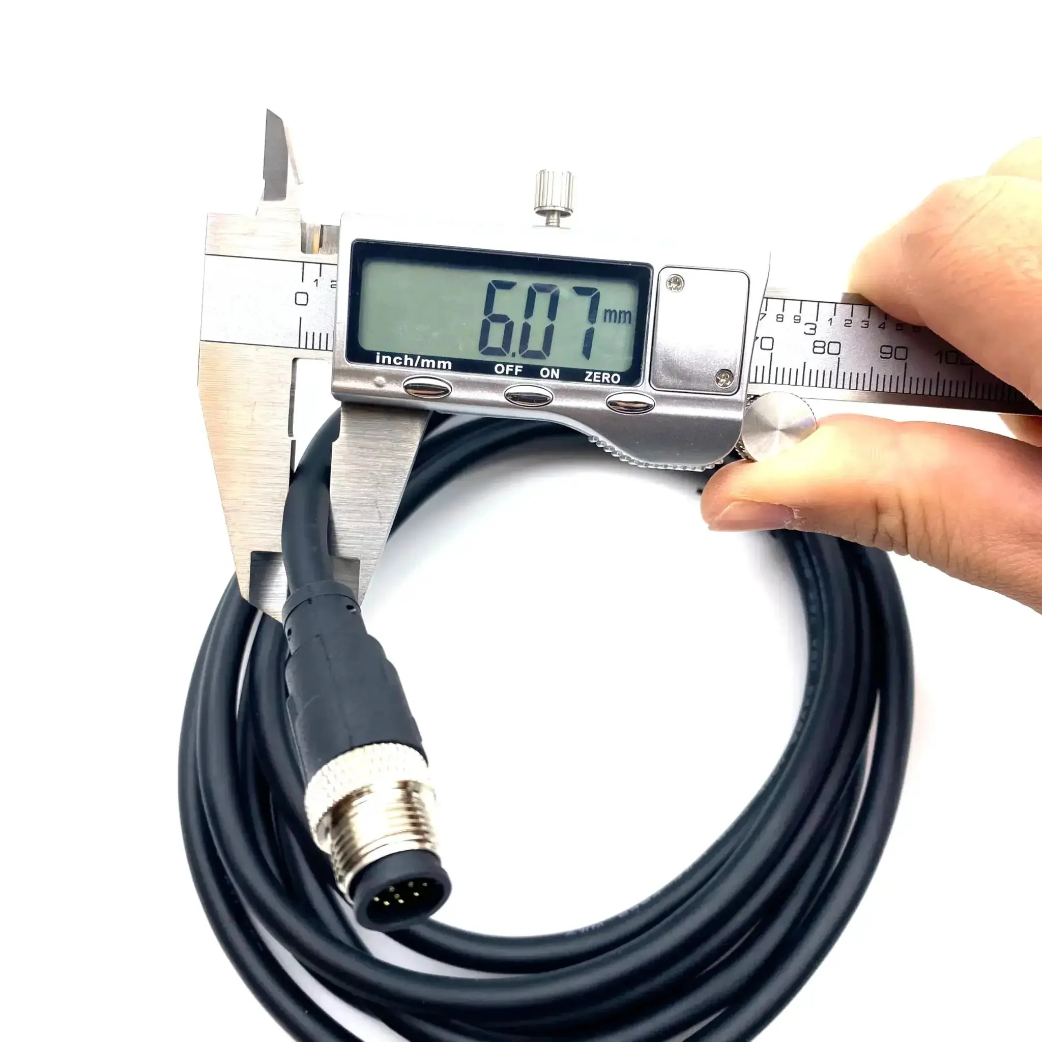 M12 12 Pin Male Connector Cable A Code Straight Molding Wire 2M AWG26 PVC Jacket Industrial Sensor Cable With Brass Gold Plated Contacts For Field Devices And Terminal Blocks No Fuss Plug And Play - Image 6