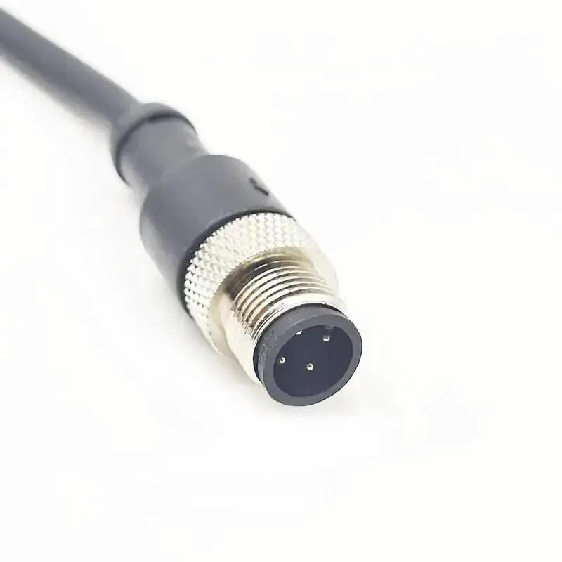 M12 4 Pin A Code Male To Female Connector Cable 1 Meter Waterproof IP67 Aviation Sensor Actuator Wire For Easy Plug And Play Industrial Use 250V 4A Gold Plated Contacts PVC Lead - Image 4