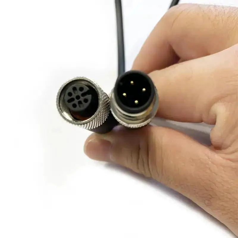 M12 4 Pin A Code Male To Female Connector Cable 1 Meter Waterproof IP67 Aviation Sensor Actuator Wire For Easy Plug And Play Industrial Use 250V 4A Gold Plated Contacts PVC Lead - Image 6