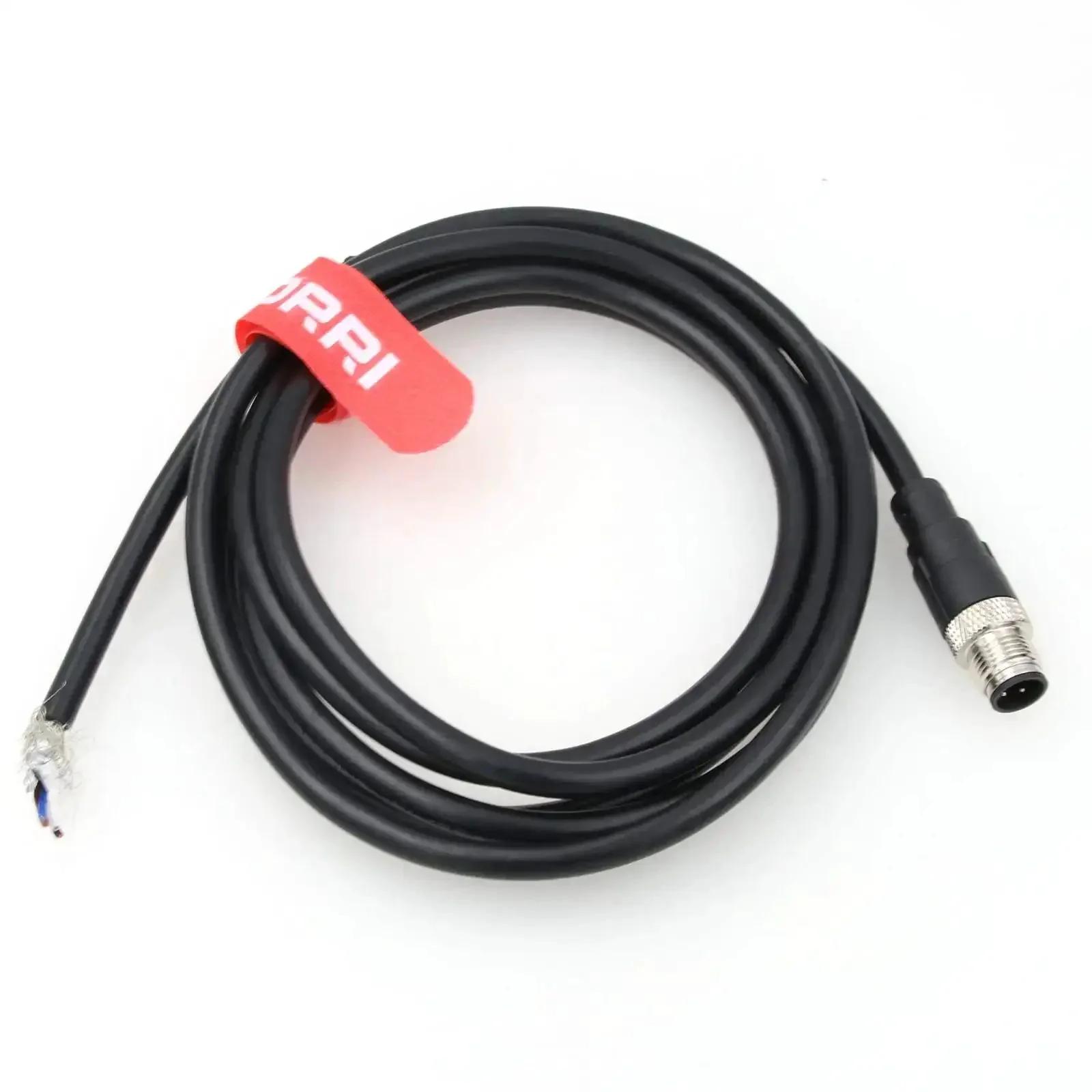 M12 4 Pin A Coded Aviation Connector Cable For Sensor And Actuator Devices Shielded PVC Black Straight Or 90 Degree Connector Available In Male And Female Easy Quick Connect And Plug And Play No Fuss - Image 5