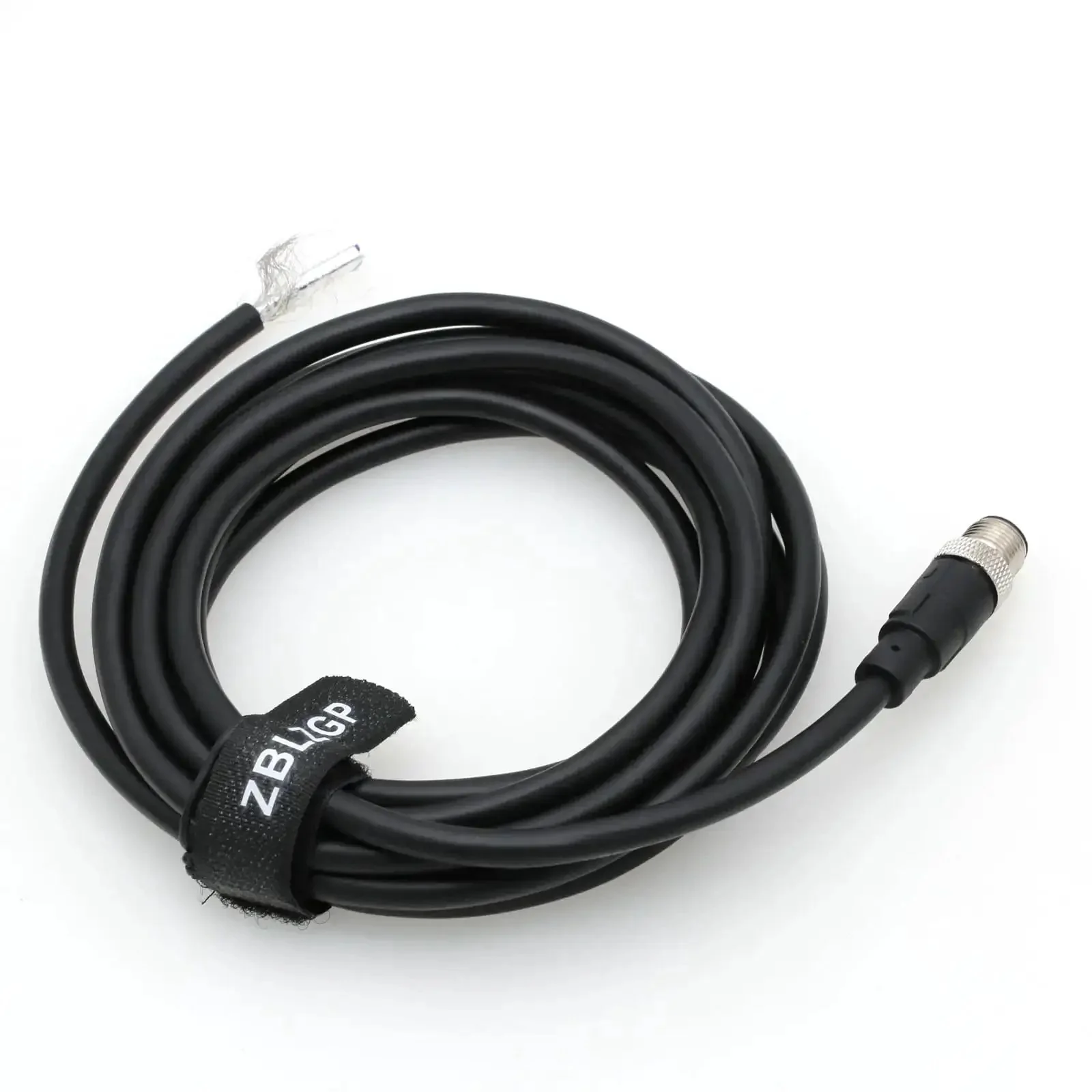 M12 4 Pin Male Actuator Sensor Signal Cable A Coded Shielded For Industrial Automation Control Fieldbus Module 3M Straight Male To Open Connector Beast Three Meter - Image 3