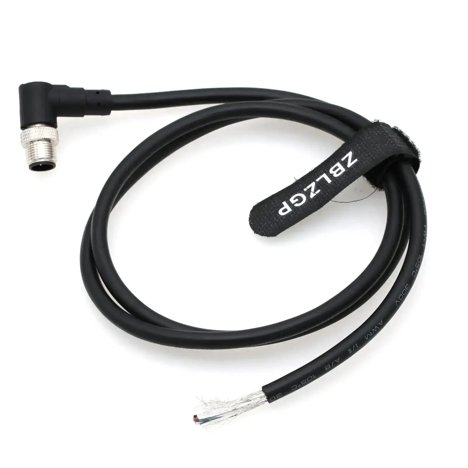 M12 4 Pin Sensor Actuator Connector Right Angle Aviation Cable Socket for Automation Control and Fieldbus Modules IP67 Rated 18AWG PUR Jacket Operating From Minus 25C To 80C Length 1M 3 Feet Rugged Pro Grade Build - Image 2