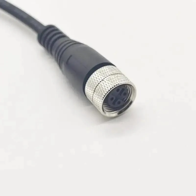 M12 5 Pin Double Female Connector Cable With Straight Aviation Plug A Code Waterproof IP67 Sensor Lead 1 Meter 3.28ft AWG22 PVC Insulated Industrial Cable Built Tough For Harsh Environments - Image 2