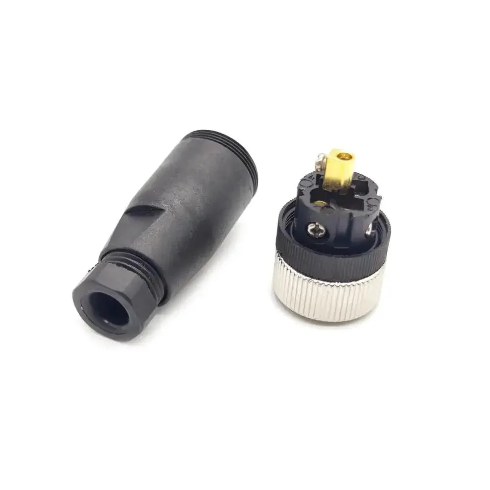 M12 5 Pin Female Connector A Coding Industrial Circular Field Wireable Sensor IP67 Unshielded Straight Type Adapter 125V 4A AC DC Connector For PG7 Waterproof - Image 9