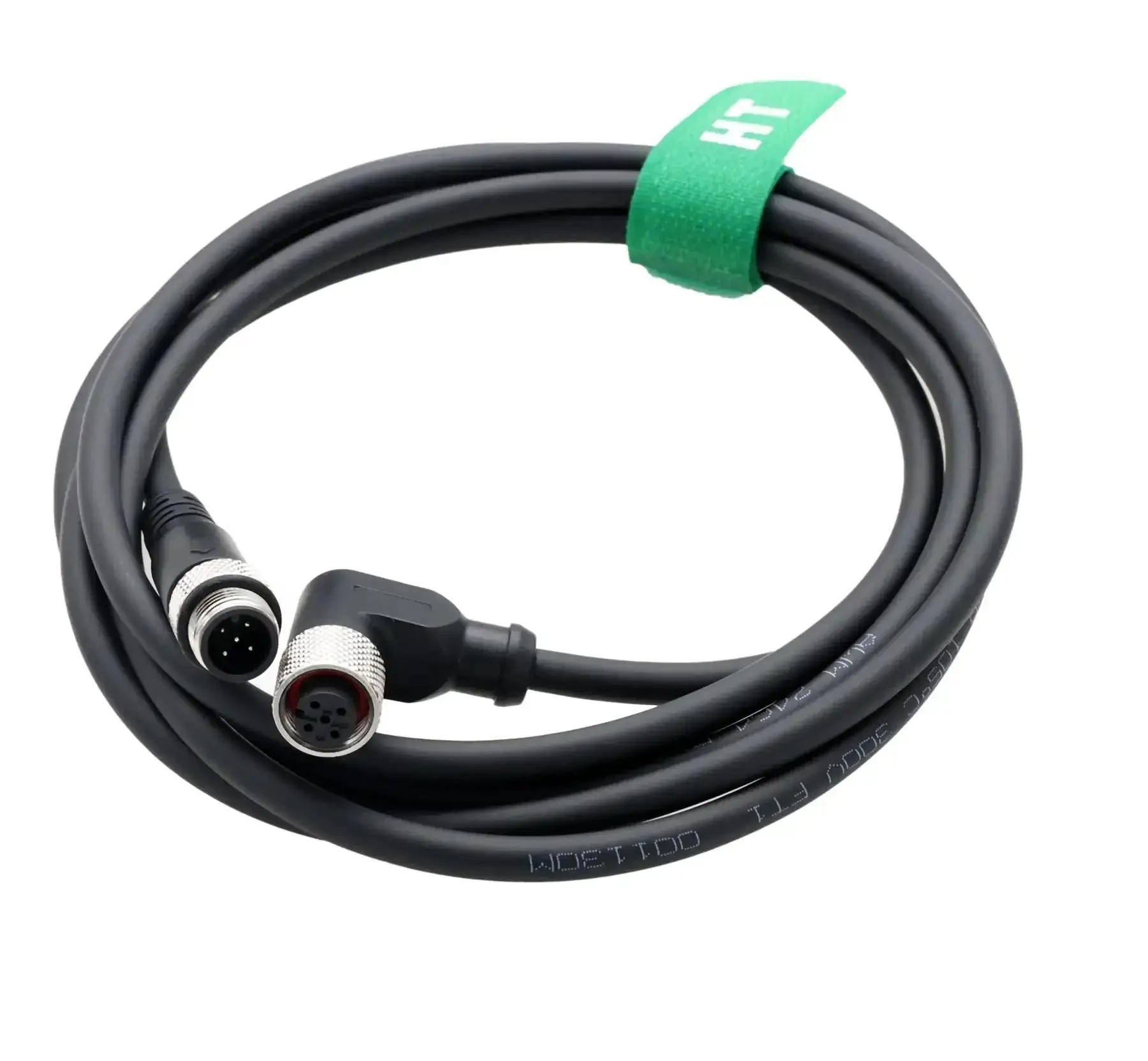 M12 5 Pin Right Angle Power And Data Cable A Coded For Industrial Actuators And Sensors Rock Solid 60V AC DC 4A 2 Meter With Gold Plated Contacts For CAN Bus DeviceNet IO Link Profibus - Image 6