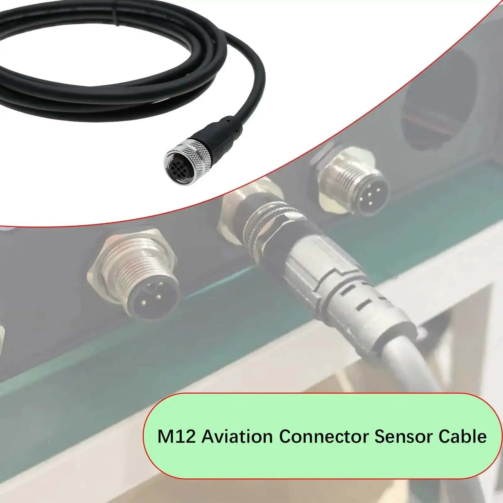 M12 5 Pin Straight Aviation Connector Cable Female To Female Waterproof Sensor Cable For Industrial Automation Control Durable TPU Jacket Easy Plug And Play Weatherproof Abrasion Resistant Flame Retardant - Image 7