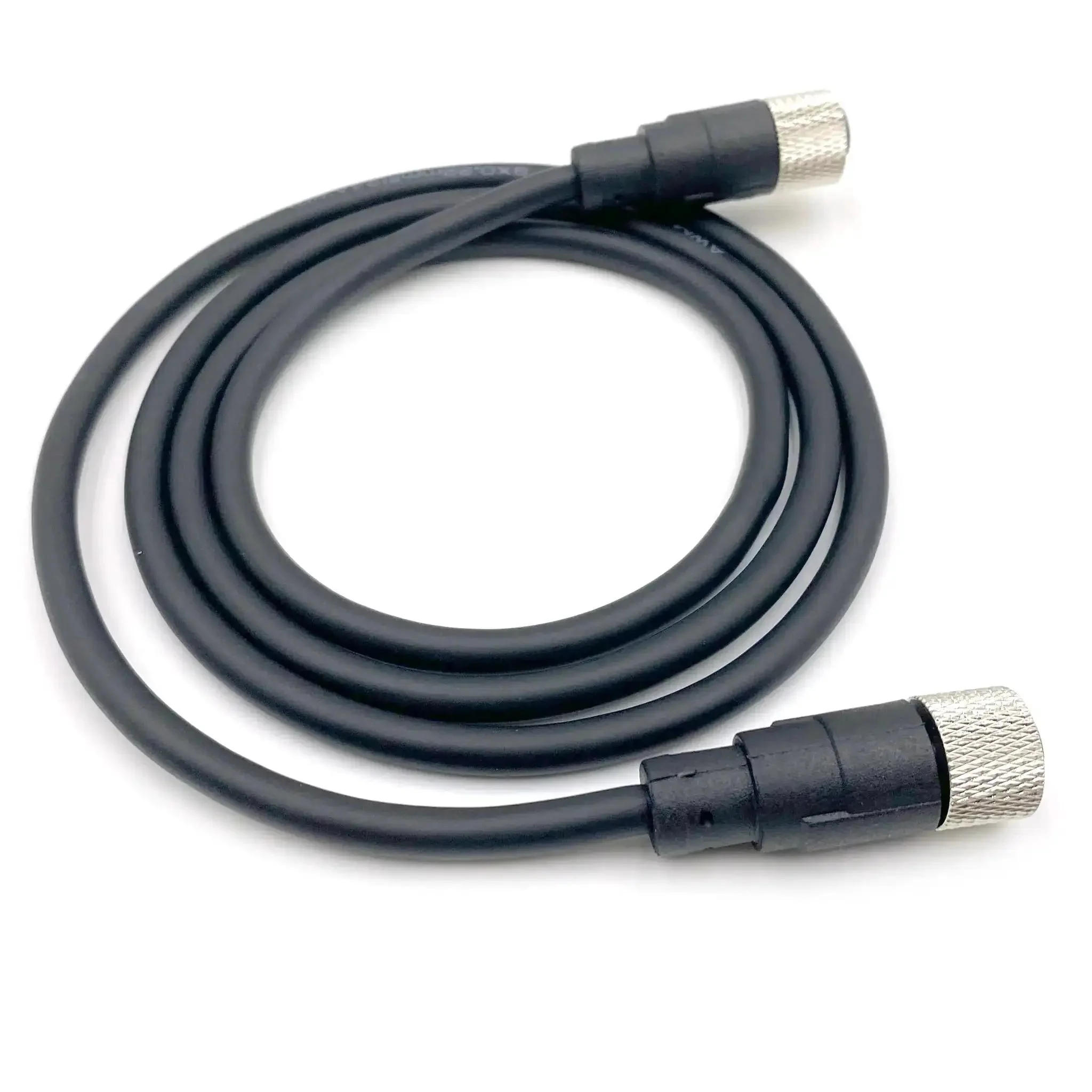 M12 8 Pin Double Female Connector Cable A Code Straight Circular Molded Cable IP67 Waterproof Unshielded PVC 30V 2A AC DC 1 Meter AWG24 Sensor Cable For Industrial Automation Robotics And E Bike - Image 5