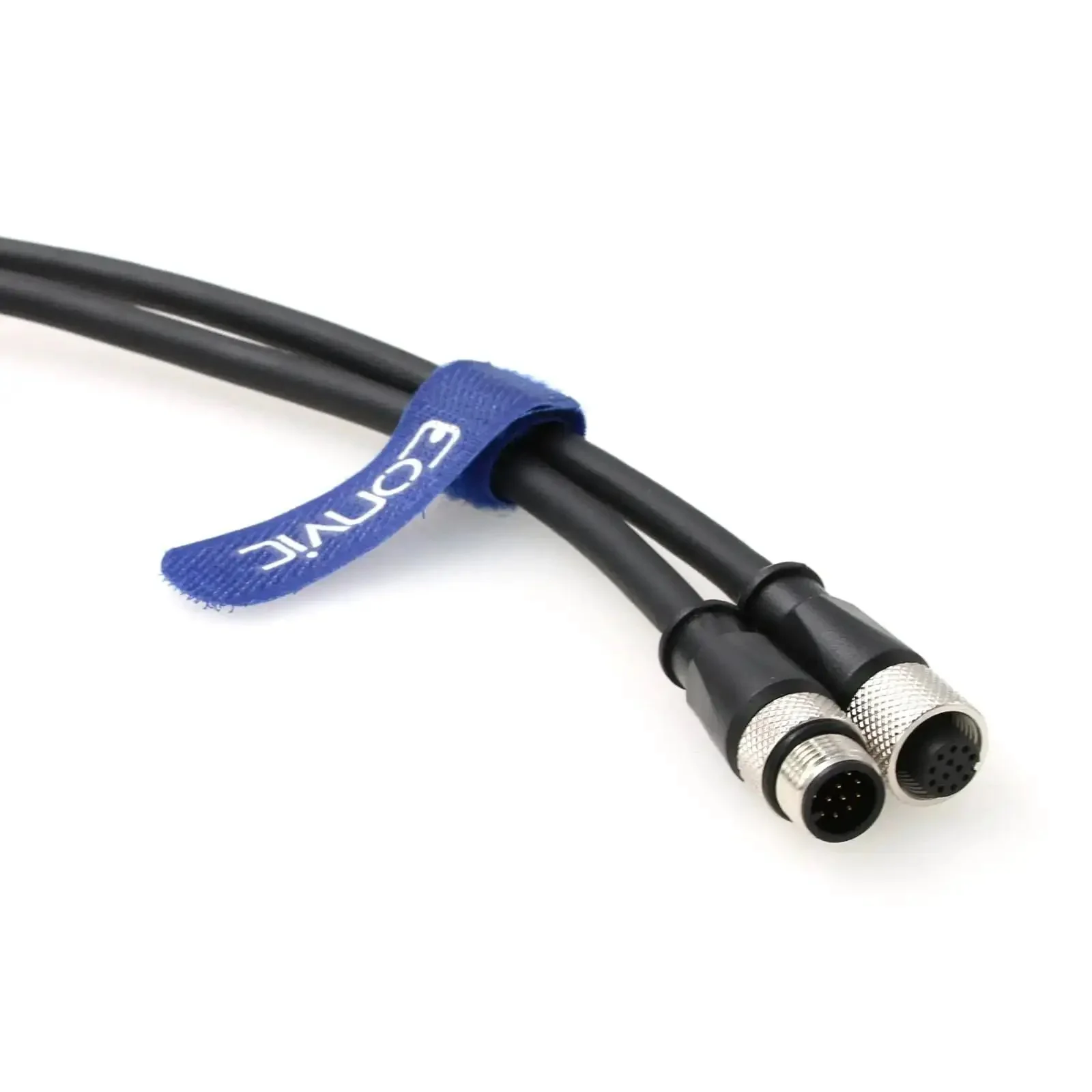 M12 A Code 12 Pin Male To Female Cable For Cognex Cameras Actuators And Sensors Industrial Ethernet And Fieldbus 2M Beefy Washdown Ready Ultra Flexible - Image 2