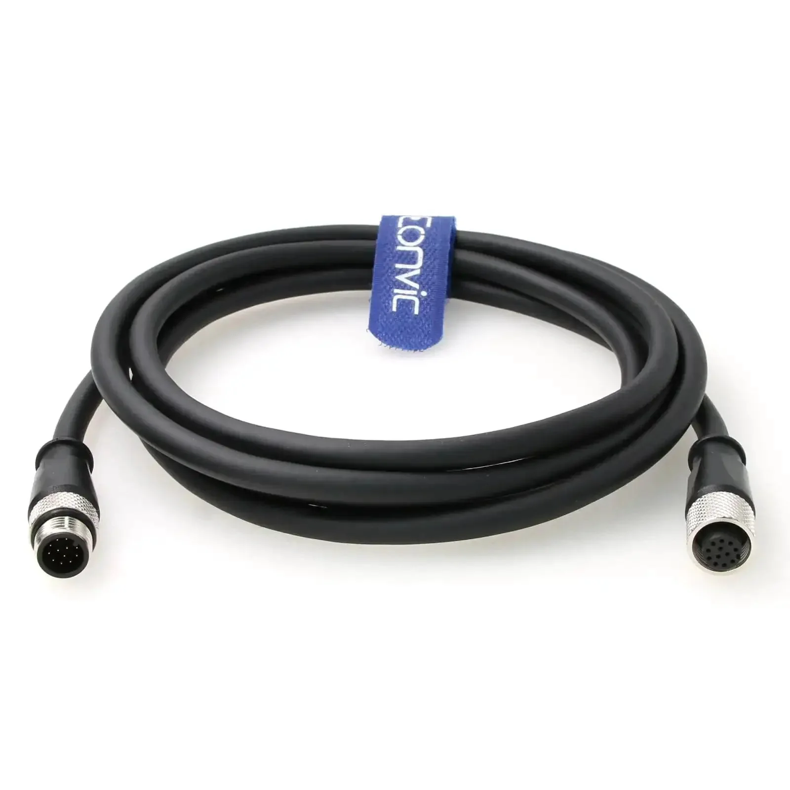 M12 A Code 12 Pin Male To Female Cable For Cognex Cameras Actuators And Sensors Industrial Ethernet And Fieldbus 2M Beefy Washdown Ready Ultra Flexible - Image 5