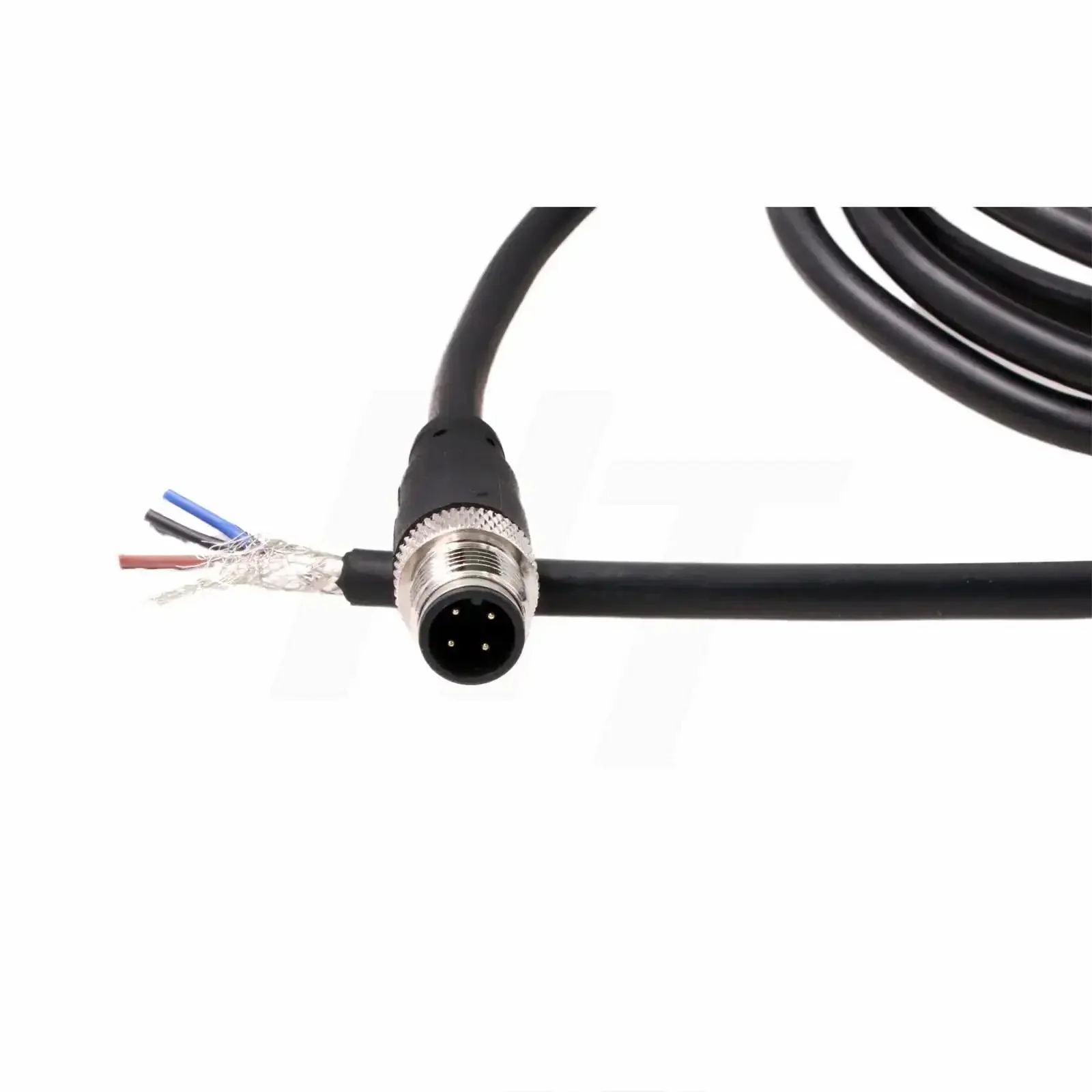 M12 A Code 4 Pin Male Aviation Power Cable For Sensor And Encoder To Bare Wire For Industrial Control Automation DeviceNet CANopen IO Link Profibus 2m - Image 5