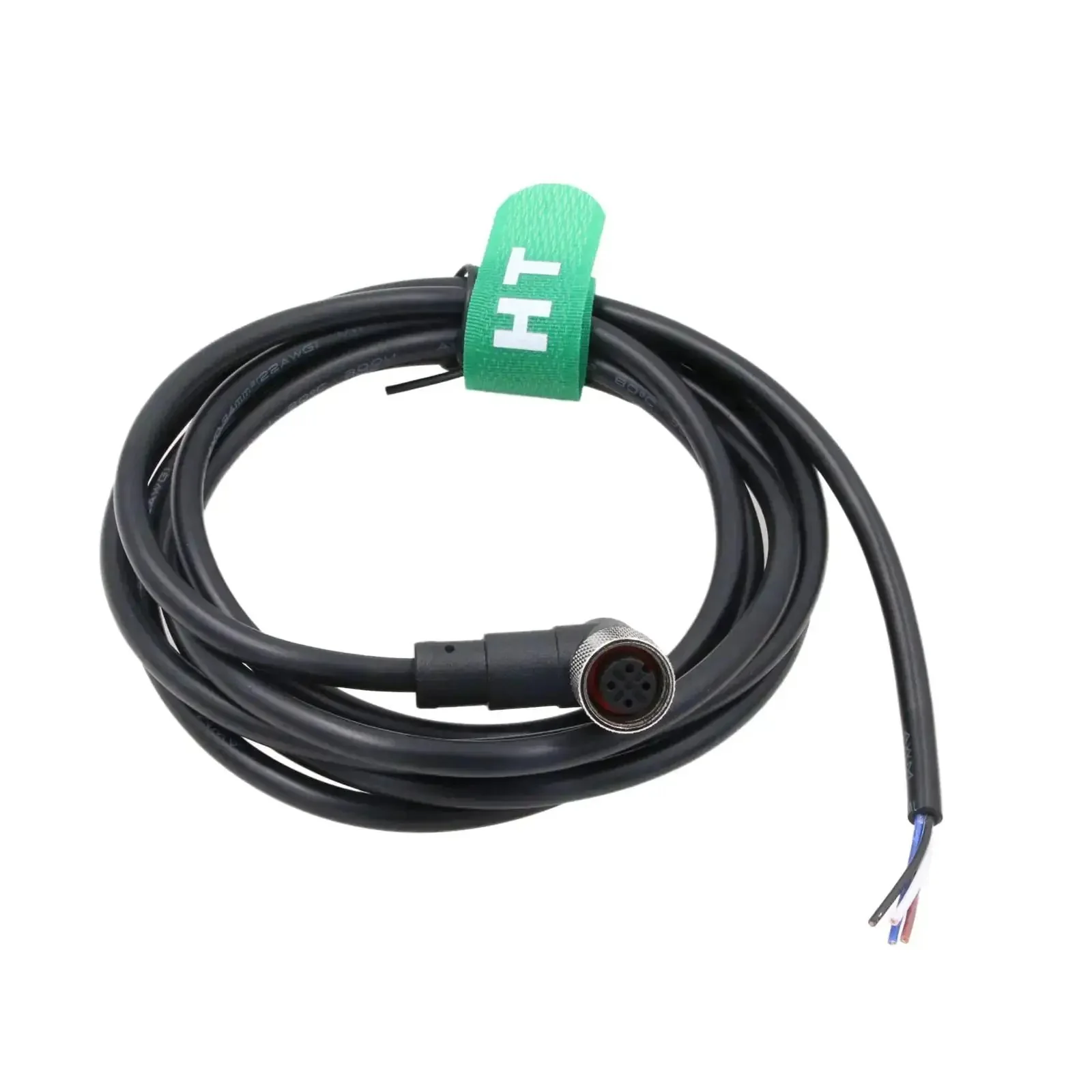 M12 A Coded 4 Pin Female Right Angle Shielded Sensor Cable For Actuator And Industrial Automation Plug And Play Ready DeviceNet CANopen IO Link Profibus 1m Cable For Camera Sensor Automation Controllers Robotics PLC Networks - Image 5