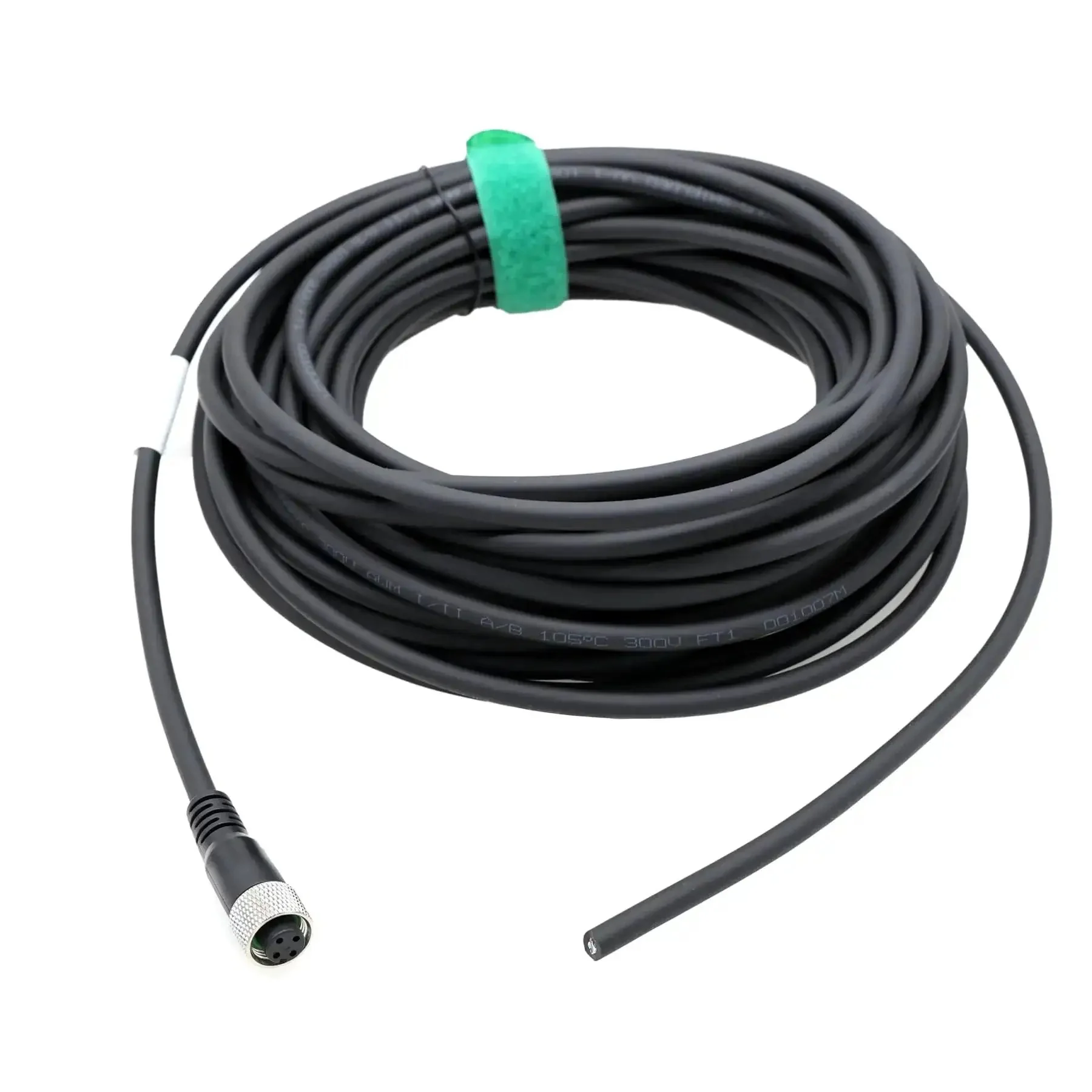 M12 A Coded 4 Pin Female Shielded Cable For Actuator Sensor Encoder To Bare Wire Leads 10m Pro Grade Industrial Grade Cable For DeviceNet IO Link Profibus Fieldbus And Machine Vision - Image 5