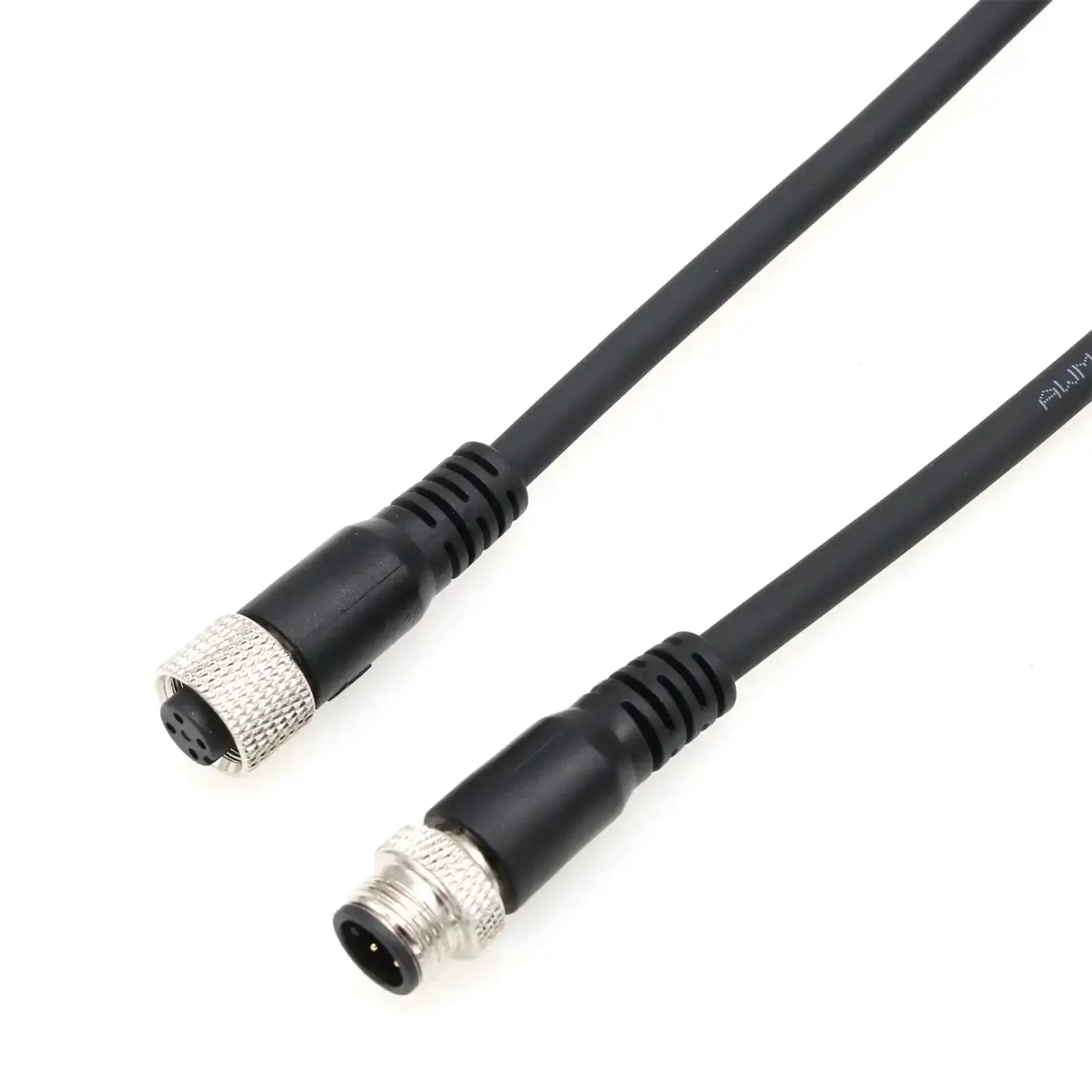 M12 A Coded 4 Pin Male Female Connector Data Power Cable To Open Wire For Rugged Industrial Automation Sensor Actuator Built For Heavy Duty Use DeviceNet CANopen IO Link Profibus 15 Meter Waterproof Aviation Cable - Image 2