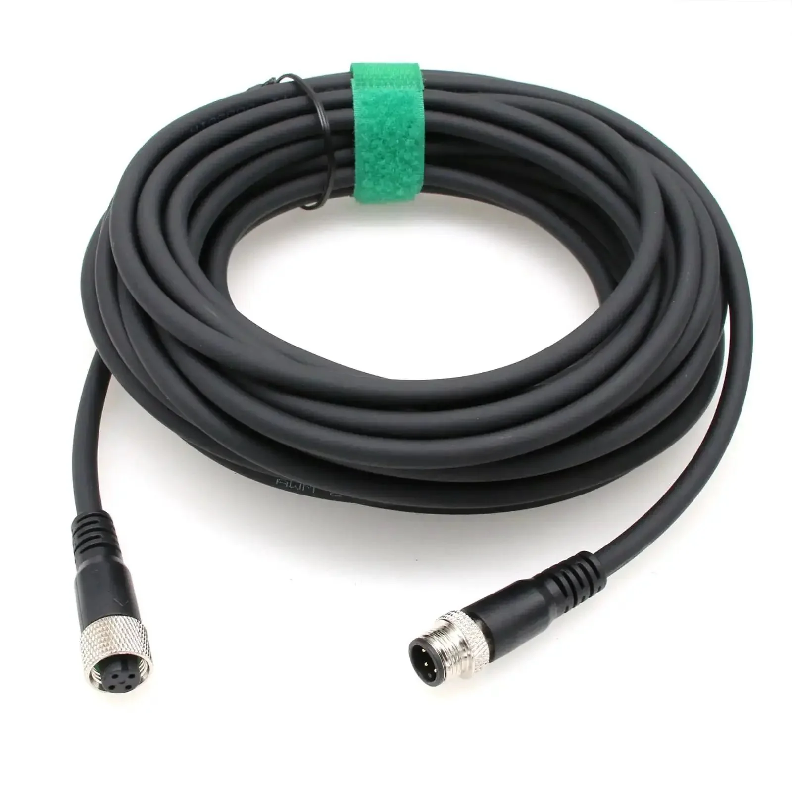M12 A Coded 4 Pin Sensor Actuator Extension Cable With Male And Female Waterproof Aviation Connector Heavy Duty 3m For Industrial Automation DeviceNet CANopen IO Link Profibus Networking - Image 2