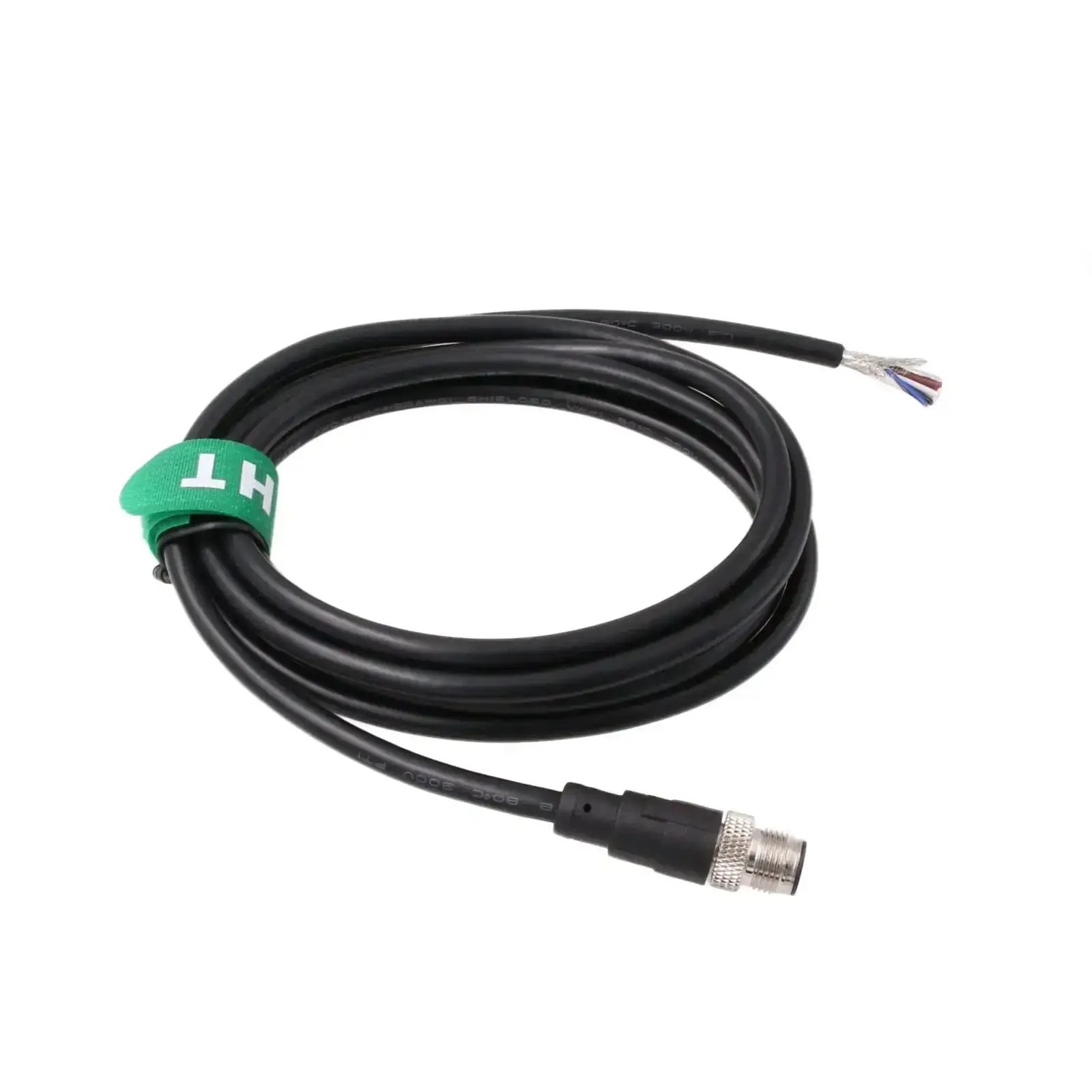 M12 A Coded 4 Pin Shielded Sensor Actuator Cable 3m For Industrial Automation And DeviceNet CANopen IO Link Profibus Bare Wire Leads For Camera Actuator And Automation Systems - Image 5