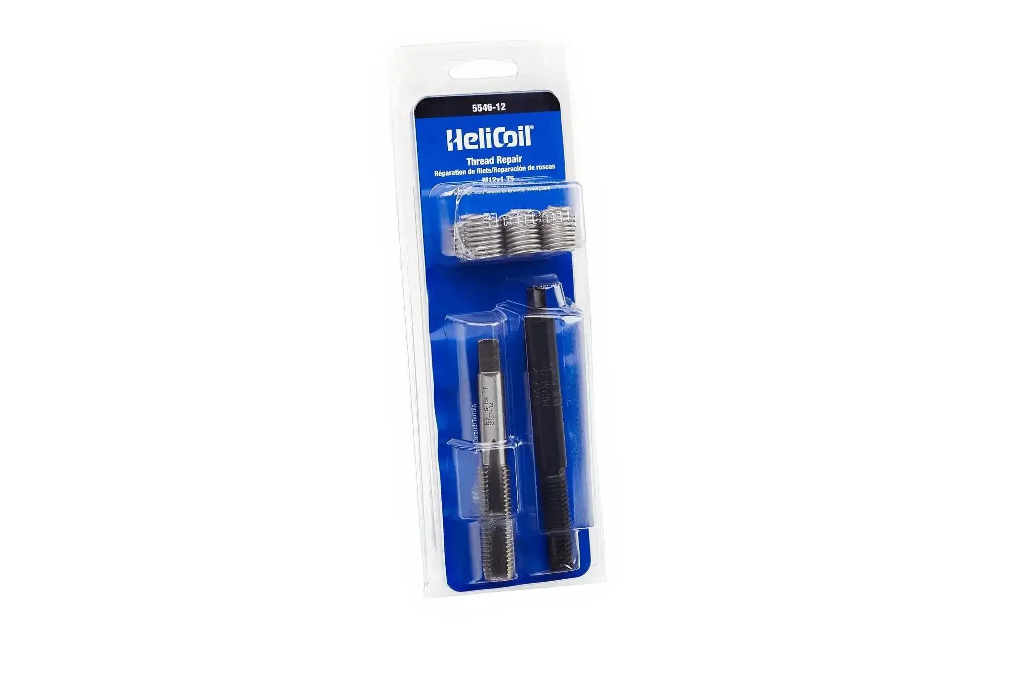 M12 X 1.75 Metric Thread Repair Kit With Inserts And Instruction Guide For Automotive And Machinery Use Pro Grade DIY Friendly High Quality Value Priced Tool Set For Repairing Damaged Threads