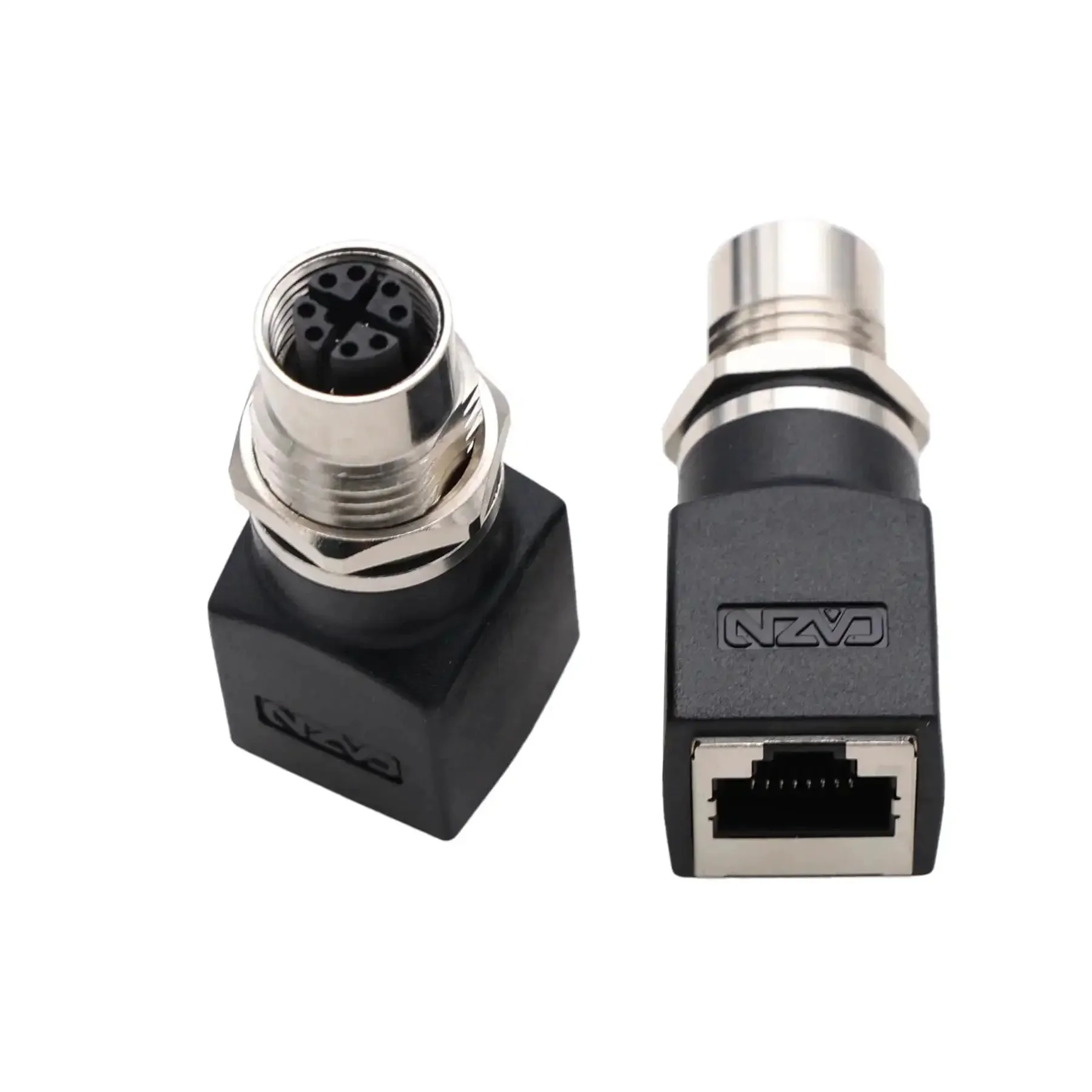 M12 X-Coded 8-Pin Female To RJ45 Ethernet Adapter For Industrial Switches And Machines, Waterproof IP67, CAT5e CAT6, 1Gbps Speed, Built Tough Vibration-Resistant Connector For Controls, Sensors, Encoders - Image 5