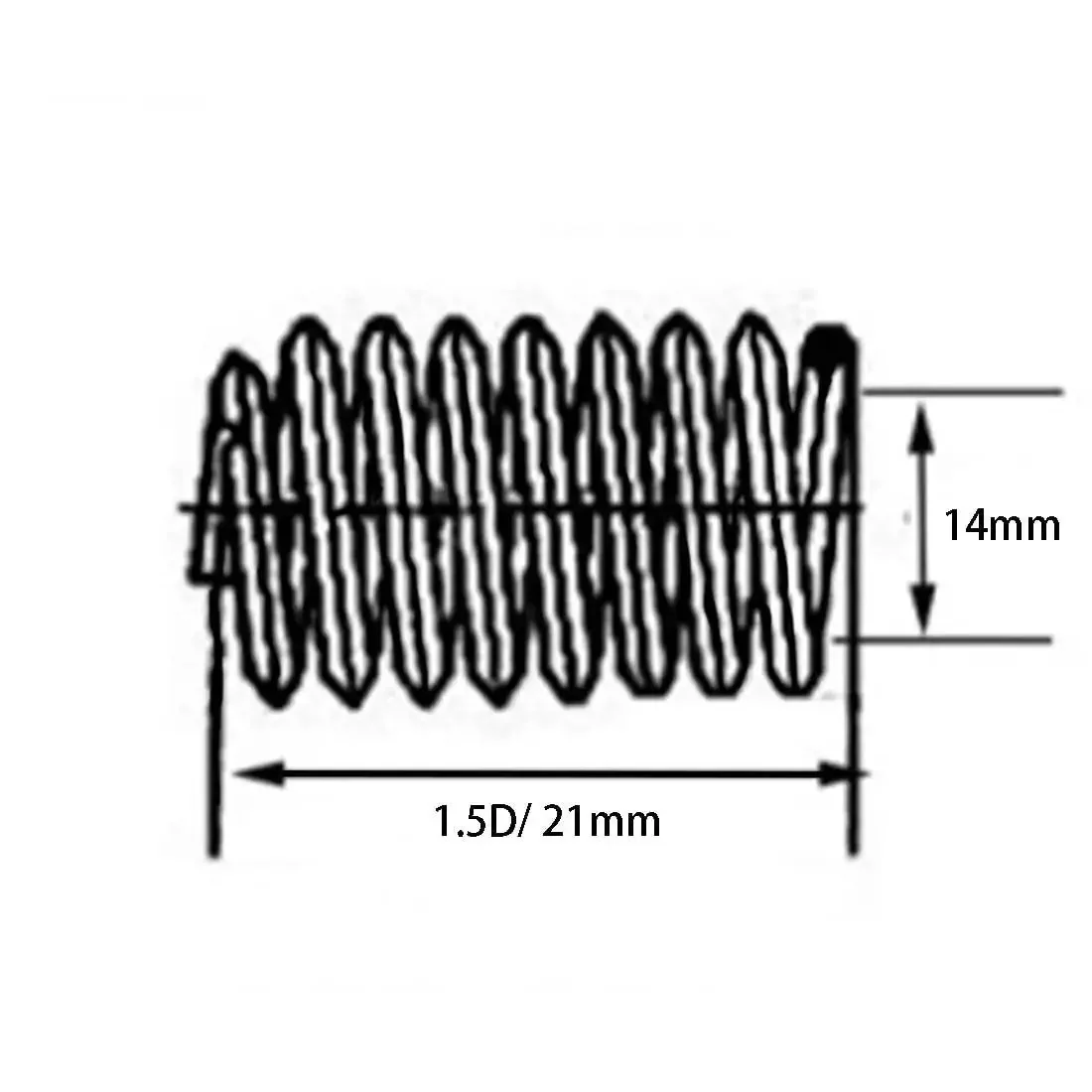 M14 By 2mm Pitch Helicoil Wire Inner Thread Inserts Made From 304 Stainless Steel For Heavy Duty Anti Loosening Performance In Aerospace And Heavy Machinery Projects Coiled Helical Screws 14Pcs Metric Set Rock Solid Durable Rust Proof - Image 6
