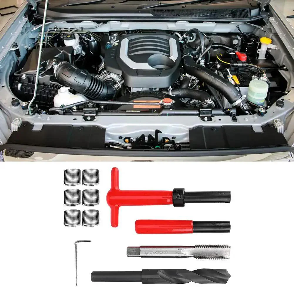 M16x2 Stainless Steel Thread Repair Kit, 11 Piece Set With Twist Drill, Tap Wrench, Hex Wrench, Breaker Tool And Handy Storage Box For Aluminum And Metal Threads, Heavy Duty Fix For Stripped Holes - Image 7