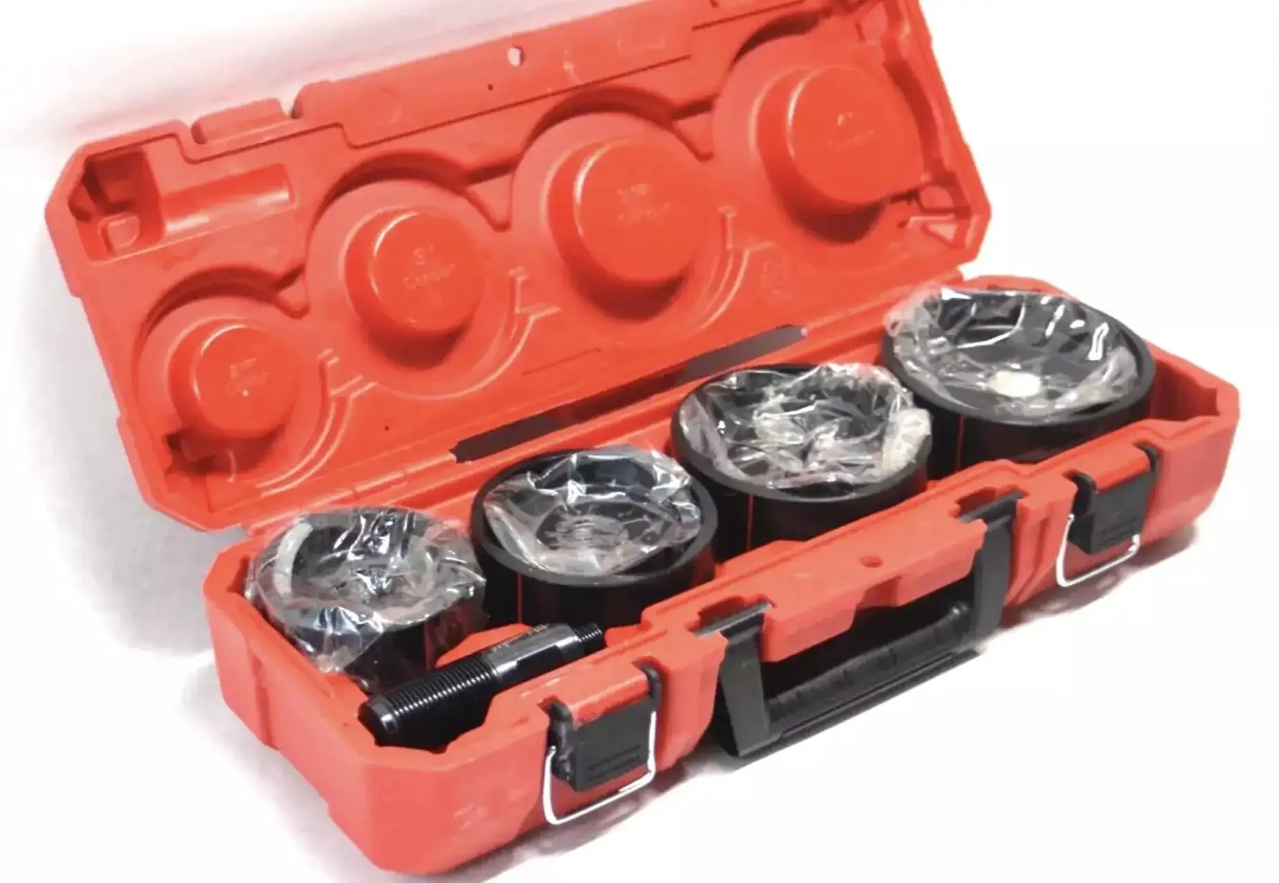 M18 Exact 2-1/2 to 4 Inch Knockout Set for Electrical Rough-In, Heavy Duty and Easy To Use, Durable Pro Grade Kit for Precise Holes and Fast Clean Knockouts, Built Tough for On The Job - Image 2