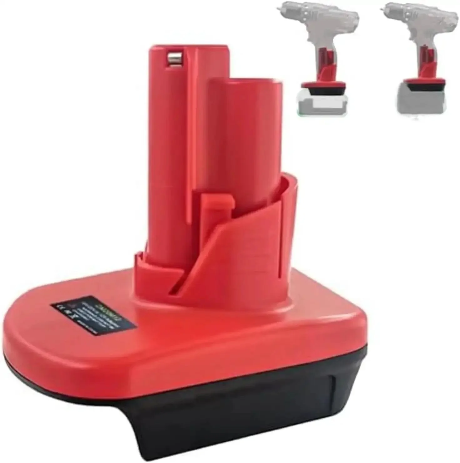 M18 To M12 Battery Adapter For Milwaukee 18V Tools Converts 18V Lithium Battery To 12V Lets You Run 12V Tools Longer With Easy Fit And Safe Power For Drills Impacts And Other 12V Gear