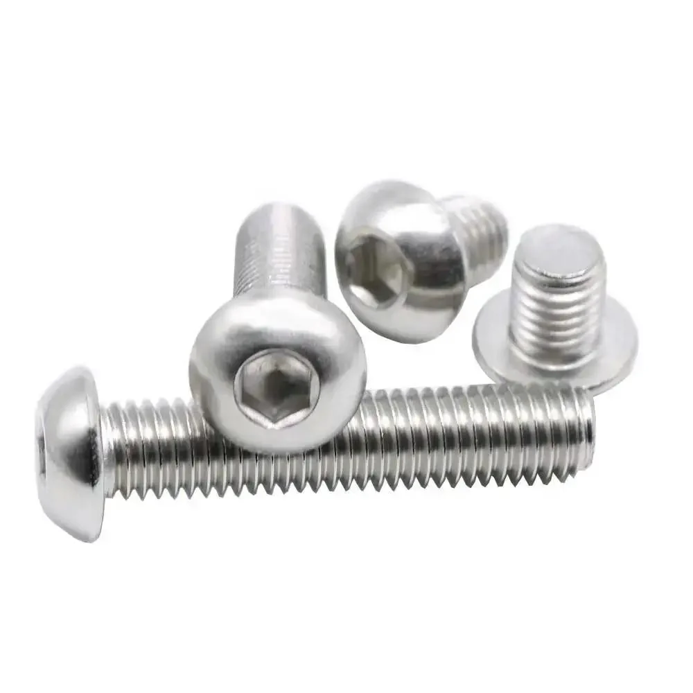 M2 Hex Socket Button Head Screws Set In Stainless Steel With L Key Drive Full Thread Right Hand Metric Assortment Kit 9 Lengths From M2x4 To M2x30mm 160 Pieces Portable Plastic Organizer - Image 4