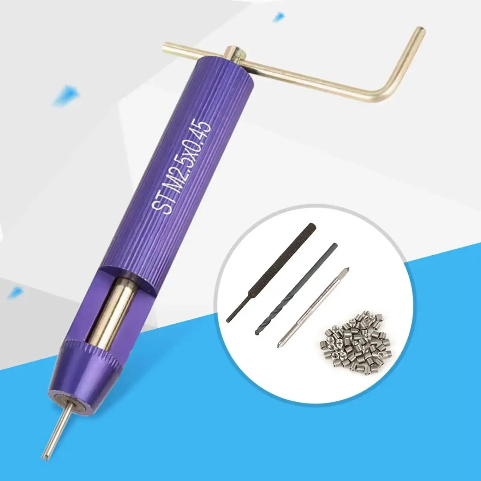 M2.5 Stainless Steel Helical Insert Kit For Frequent Part Removal Pack Of 50 Built For Aluminum And Other Soft Materials To Prevent Thread Damage And Boost Connection Strength For Quick DIY Reassemblies - Image 4