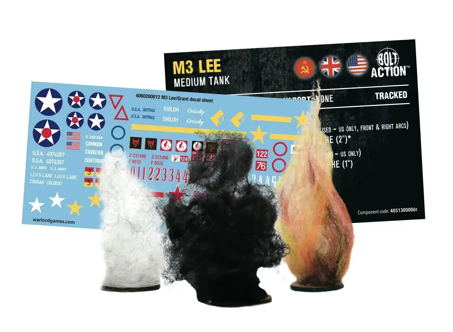 M3 Lee Medium Tank Model Kit 1 56 Scale 28mm US Army Plastic Bolt Action Miniature For World War II Tabletop Gaming With Decal Sheet Vehicle Card Damage Markers Includes Two US Tank Commanders - Image 3
