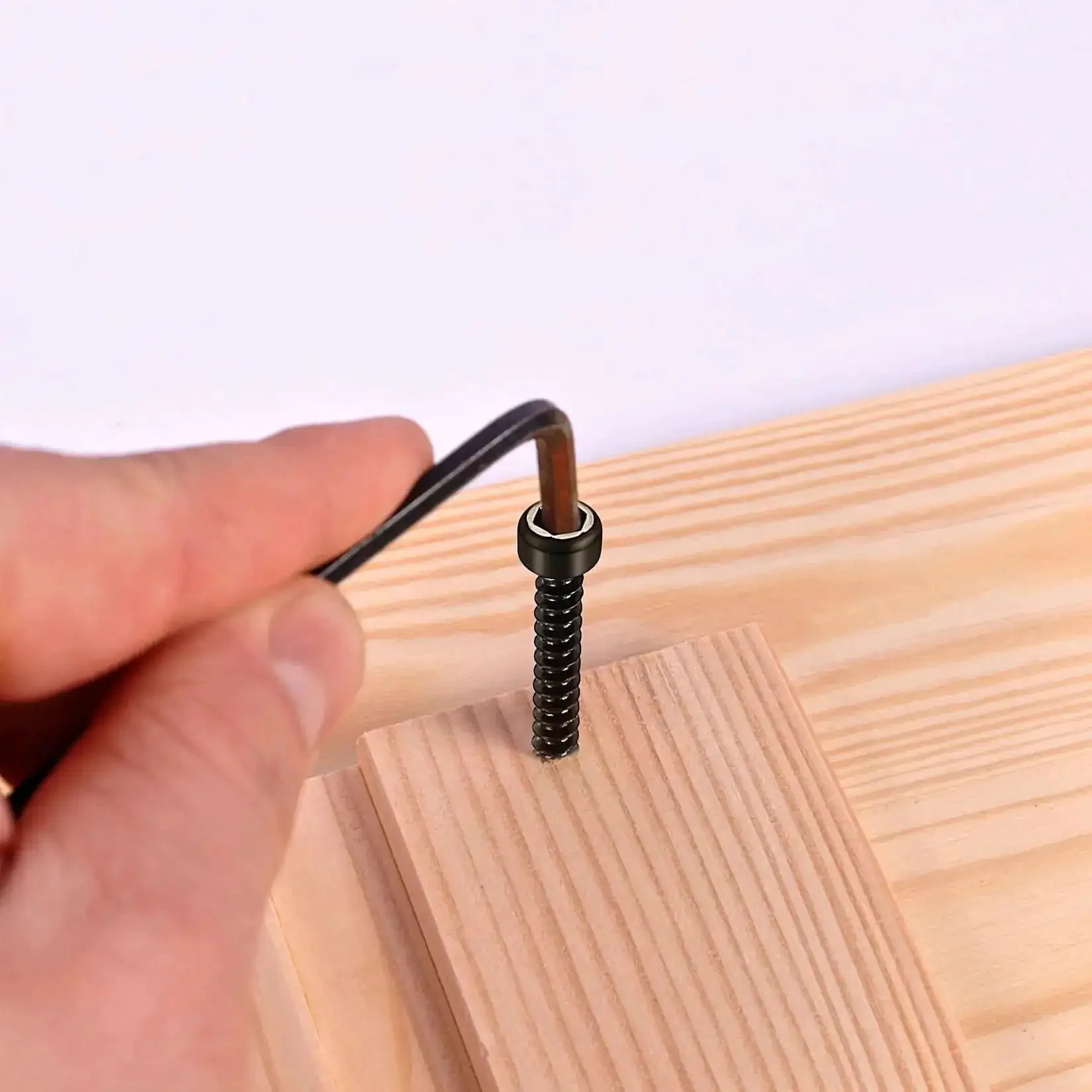 M3 Stainless Steel Hex Socket Cap Screws Kit 480 Pcs Self Tapping Wood Screws Assortment Set Hex Drive Cap Head Self Drilling Black Finish Pro Grade Heavy Duty Bulk Pack - Image 3