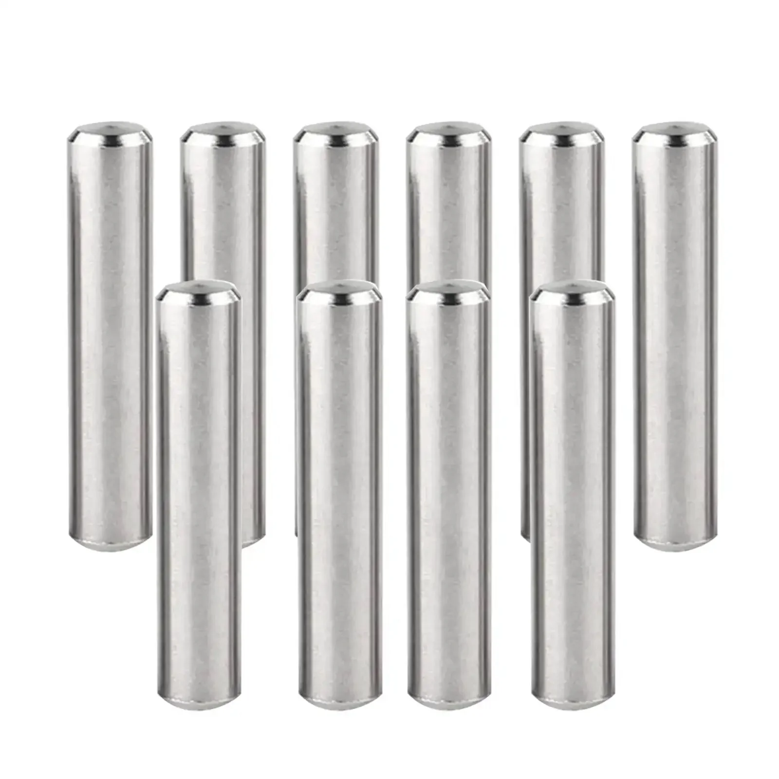 M3x30mm Dowel Pins 304 Stainless Steel Cylindrical Pegs For Shelves And Fixtures, Rust Resistant, High Hardness, Smooth Finish, Corrosion Proof, GB119 Fixed Pin Shaft, Durable Rock Solid Heavy Duty Fasteners For Wood Metal Projects