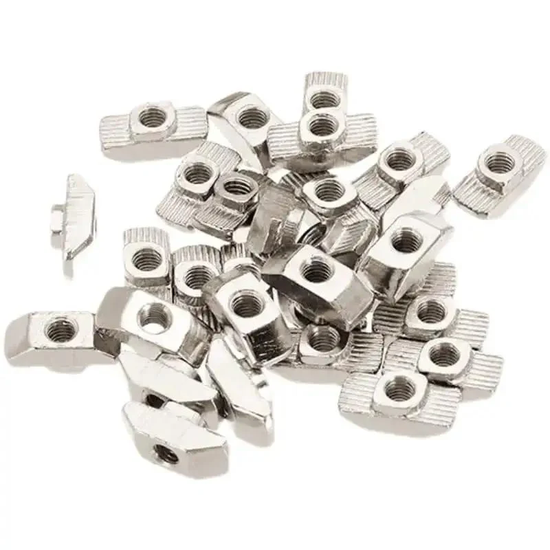 M6 T Slot Nuts For 40 Series Aluminum Profiles, Sliding Hammer Head T Nuts, Plated Carbon Steel Fasteners For CNC Machines, 3D Printers, Robotics And Industrial Frame Builds, Heavy Duty 20 Pieces - Image 3