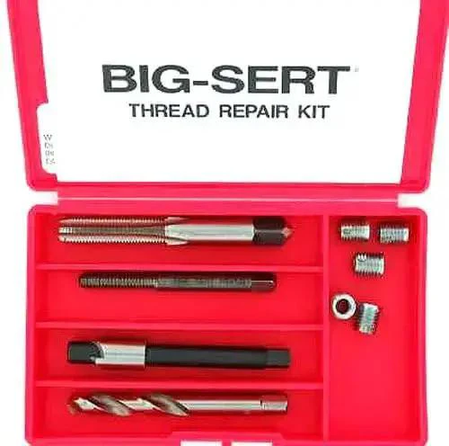 M6 X 1.00 Oversize Thread Repair Kit For Auto Repairs, Heavy Wall Bushing, Tough As Nails Fix For Damaged Threads, DIY Friendly And Easy To Install, Second Time Repair For Aluminum And Steel Holes - Image 2