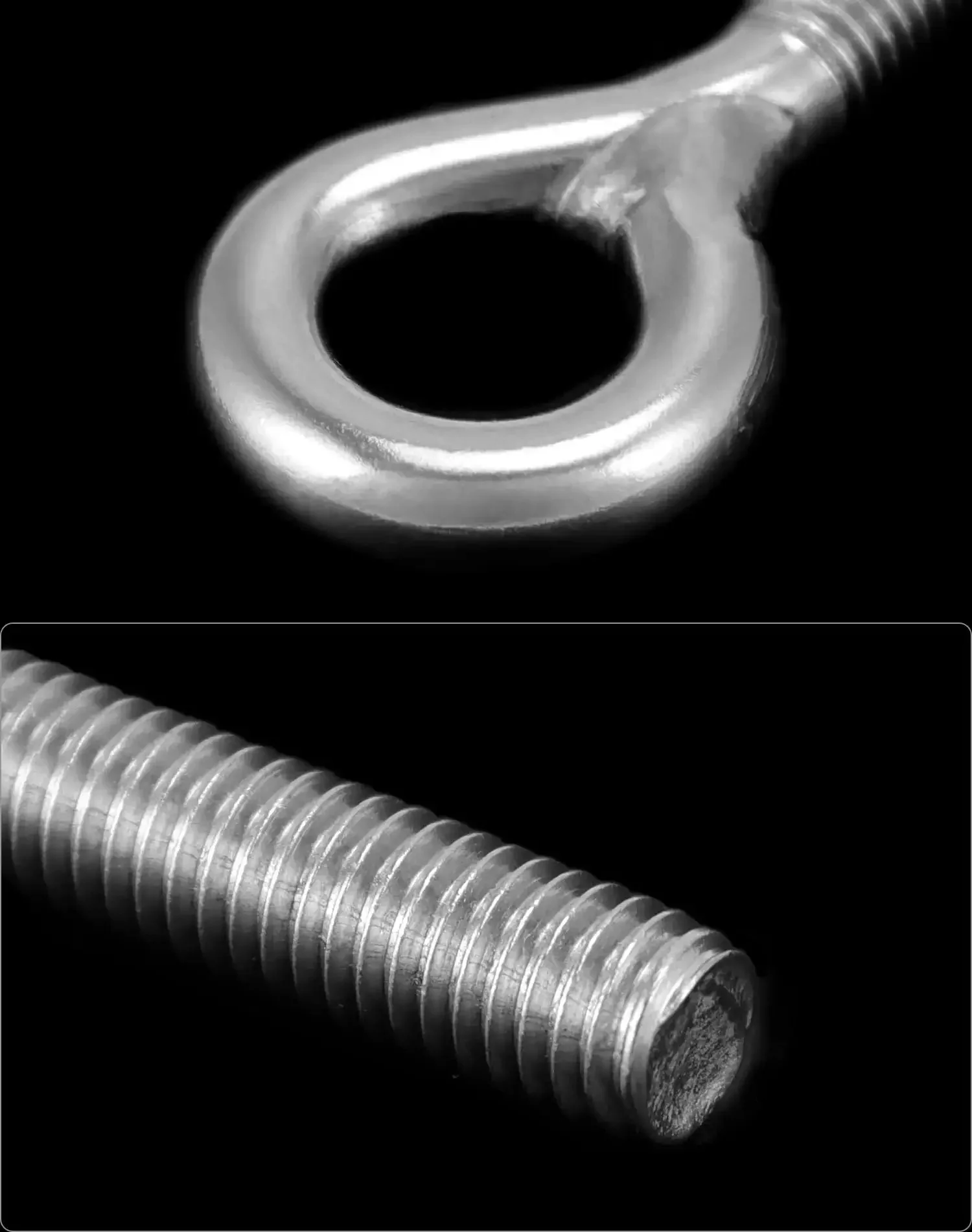 M8 Eye Bolts Set Heavy Duty Shoulder Lifting Eyebolts Stainless Steel Welded Closed Ring Bolts 10 Pack Threaded Eyebolts for Rigging and Lifting Wire Rope Attachment Weather Resistant 304 Stainless Steel - Image 5