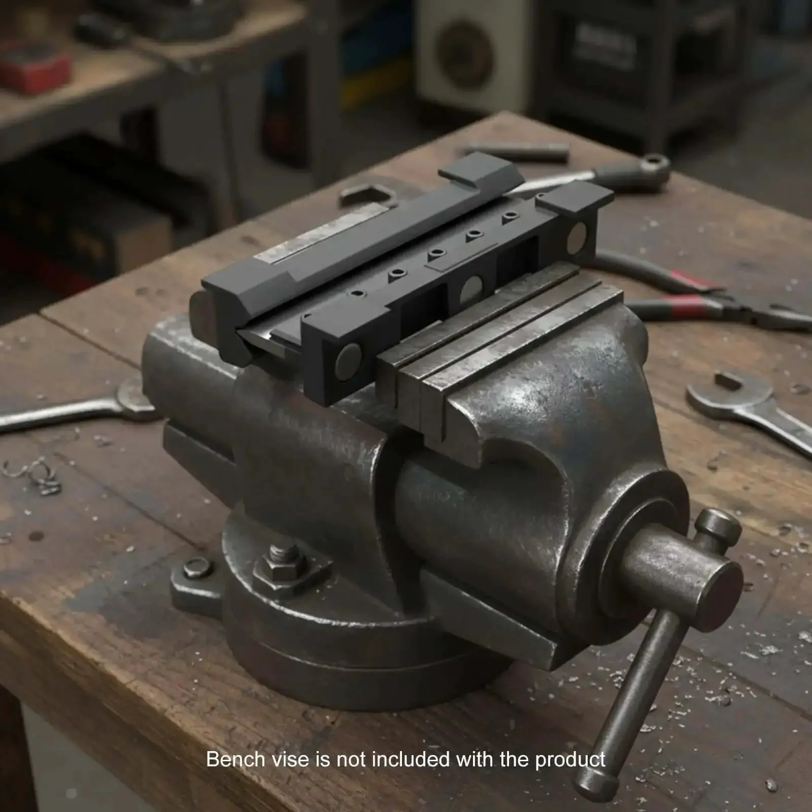 Magnetic Brake Bender Attachment for Vise, 8 Inch Metal Bender Tool With 90 Degree Bends And 5 Press Fingers For DIY Projects And Home Workshop Enthusiasts, The Go-To For Metalworking Hobbyists And Pros - Image 3