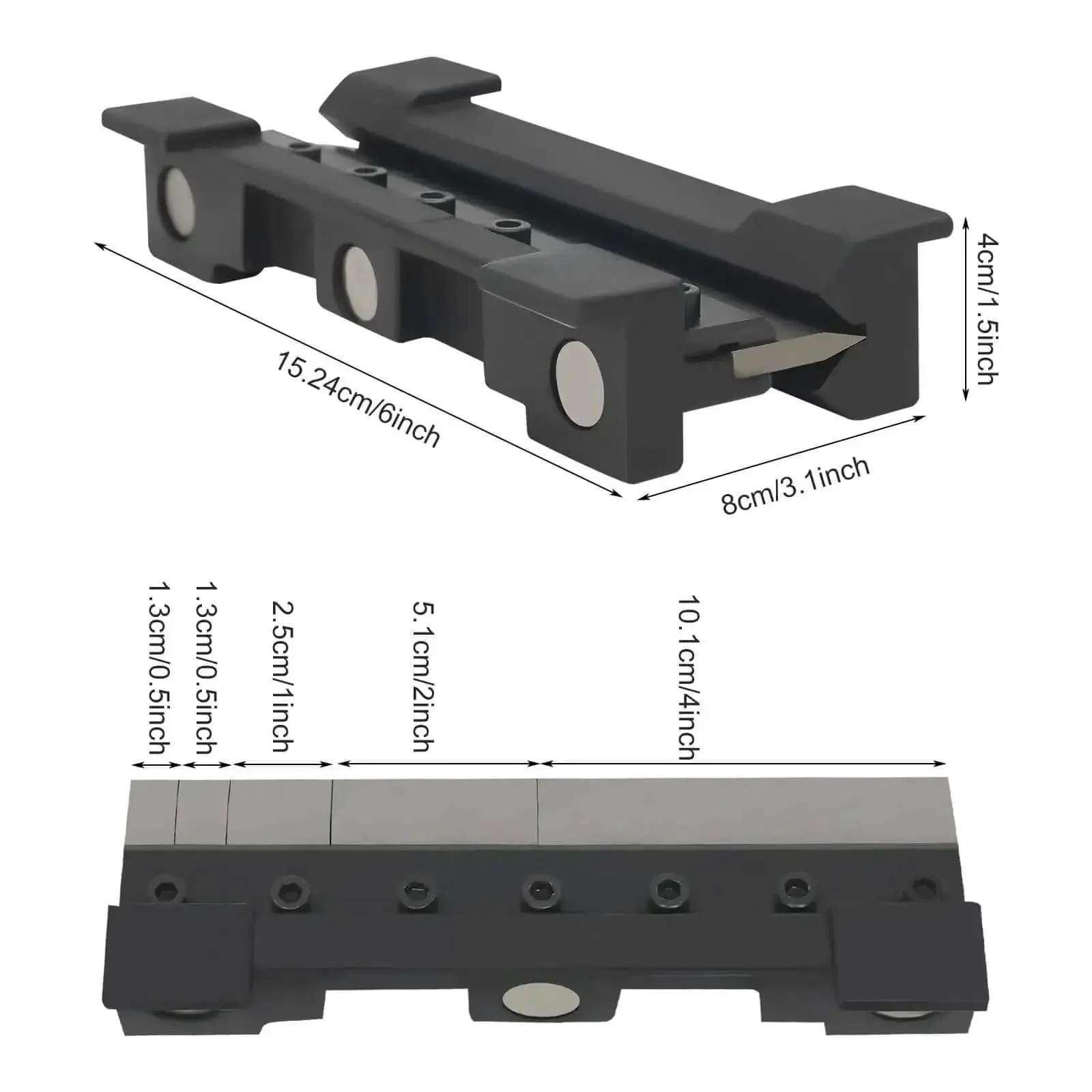 Magnetic Brake Bender Attachment for Vise, 8 Inch Metal Bender Tool With 90 Degree Bends And 5 Press Fingers For DIY Projects And Home Workshop Enthusiasts, The Go-To For Metalworking Hobbyists And Pros - Image 8