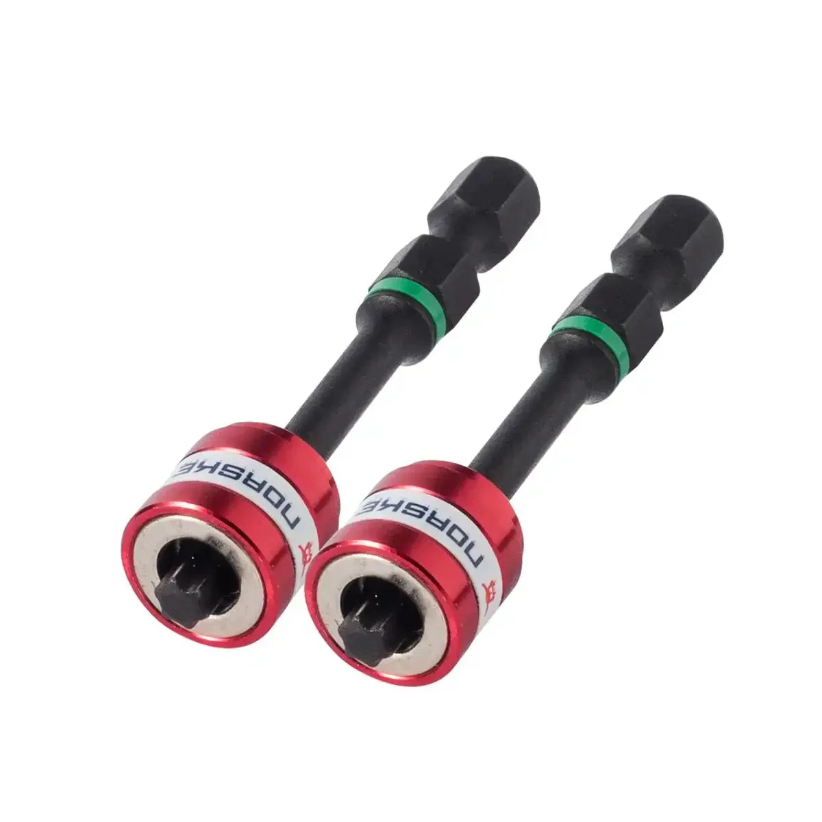 Magnetic Float Collar Screw Holder T25 2 Pack Carded Heavy Duty Workhorse Impact Rated Bit Holder For Quick One Handed Fastening Floating Magnet Flex Tech Torsion Zone Hardened S2 Steel Construction