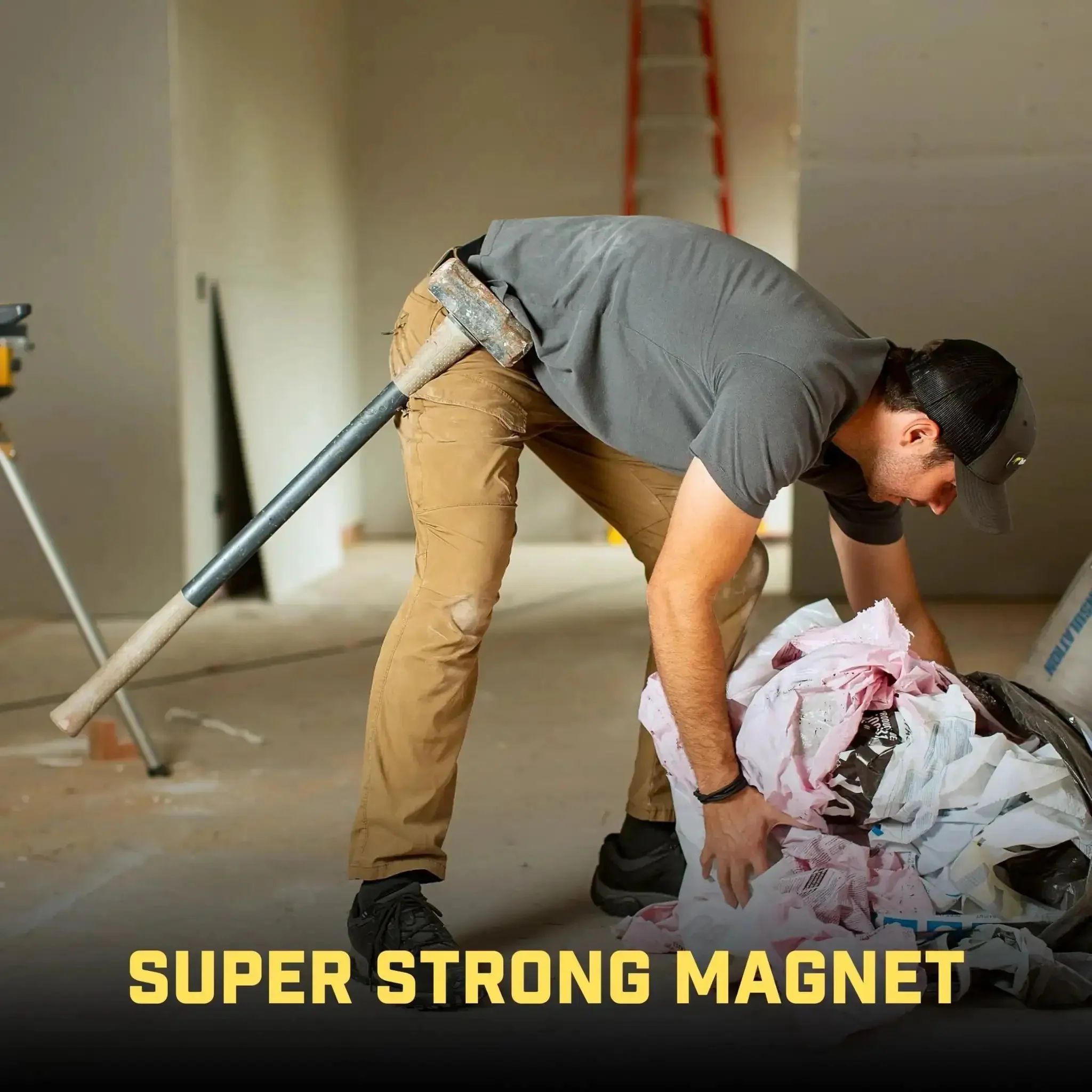 Magnetic Tool Holder Clip On Belt Holster For Screws Hammer Sockets Pliers Drill Bits And More And Your Third Hand On The Go With A Super Strong Belt Magnet For DIYers And Pros - Image 7