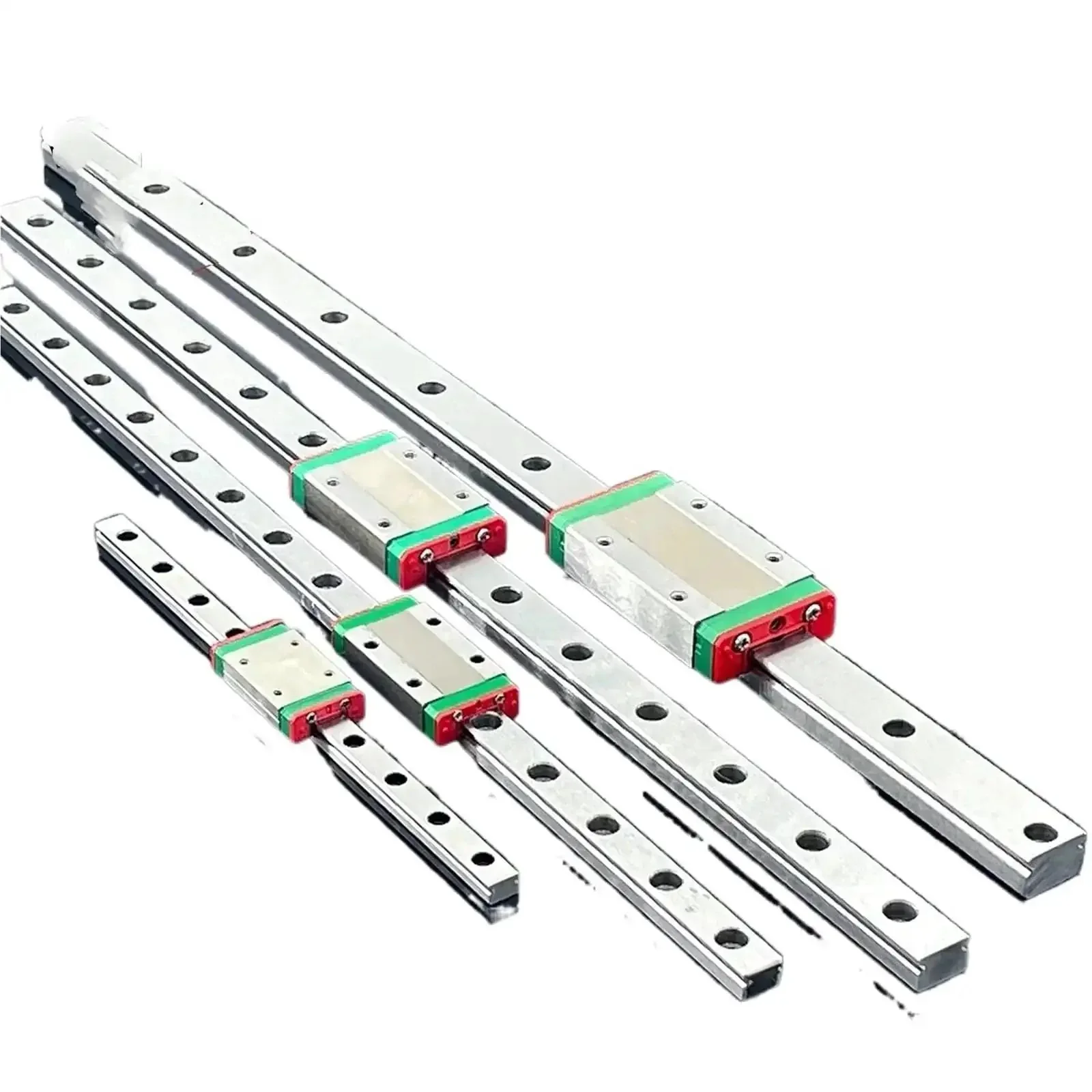 Maker Friendly Miniature Linear Rail Slide Set in MGN Series for CNC and 3D Printer Builds, Aluminum Linear Guides in 200 400 500 800mm Variants, Includes 1pc MGN Block, Ultra Smooth Glide, Anodized Ready - Image 2