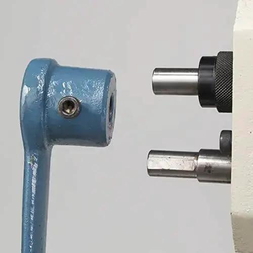 Manual Bead Roller For Metalworking, 7 Inch Throat, 22 Gauge Mild Steel, Six Pro Rolls Including One Quarter Inch Turning, One Eighth Inch Turning, Wiring, Crimping, Burr And Ogee Beads, Dual Adjustable Depth Stops For Consistent, Repeatable Lines - Image 3